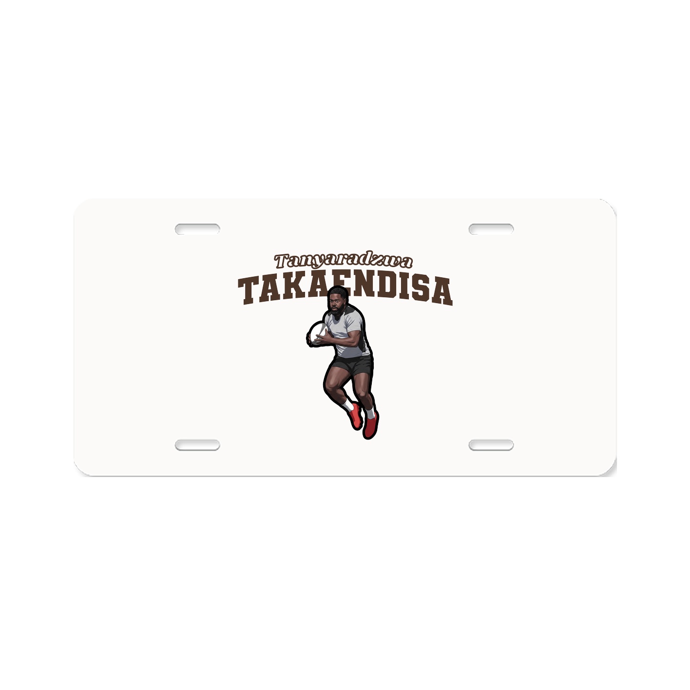 License Plate — Name Arch in Classic