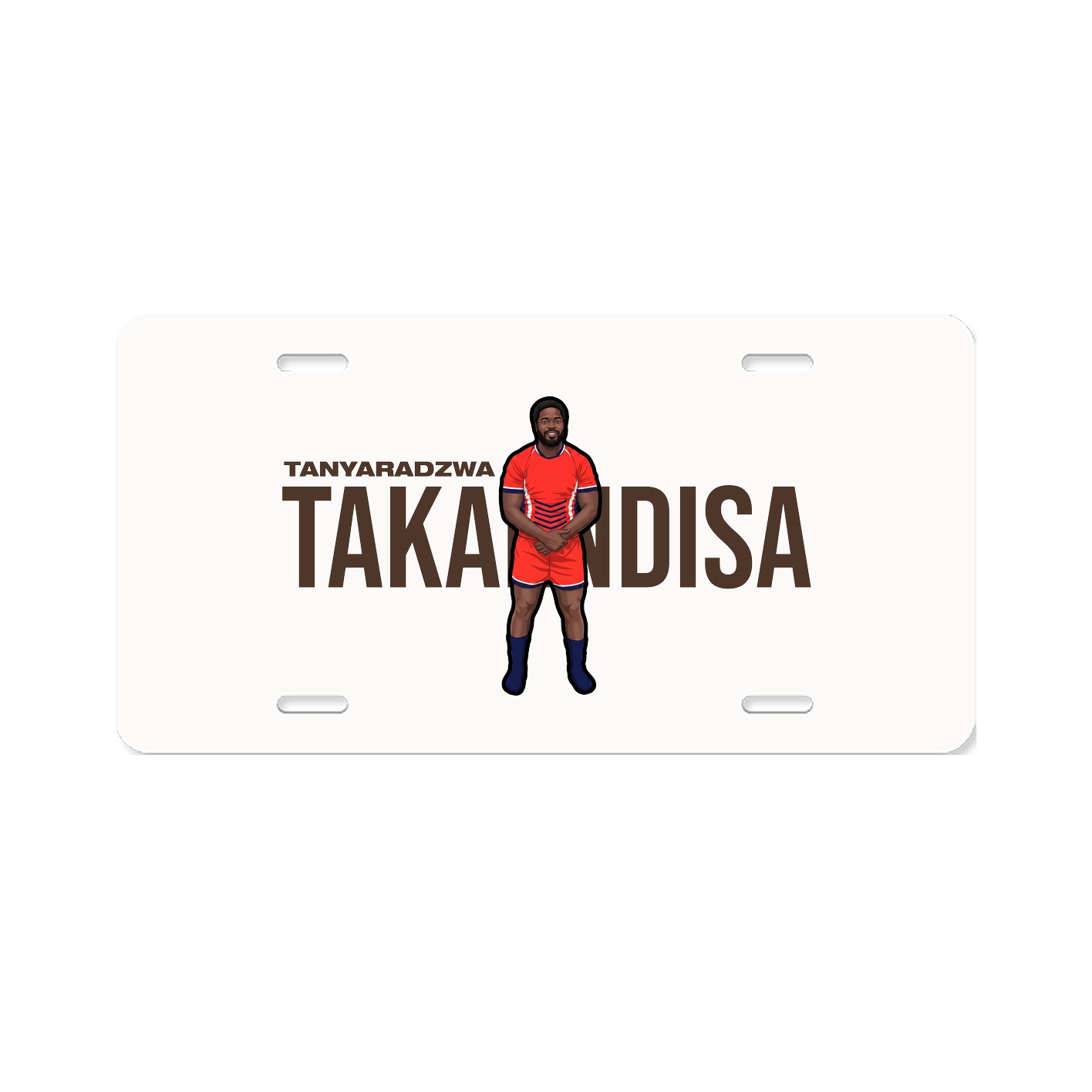 License Plate — Player Name in Classic
