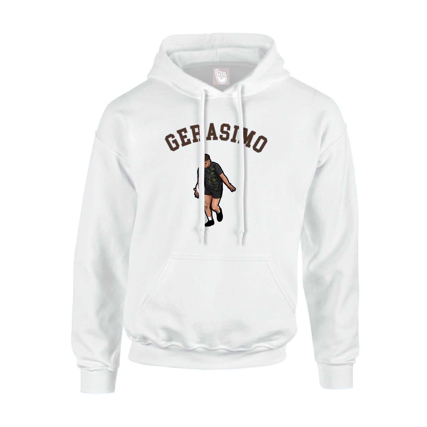 Youth Hoodie — Shirsey Arch in White