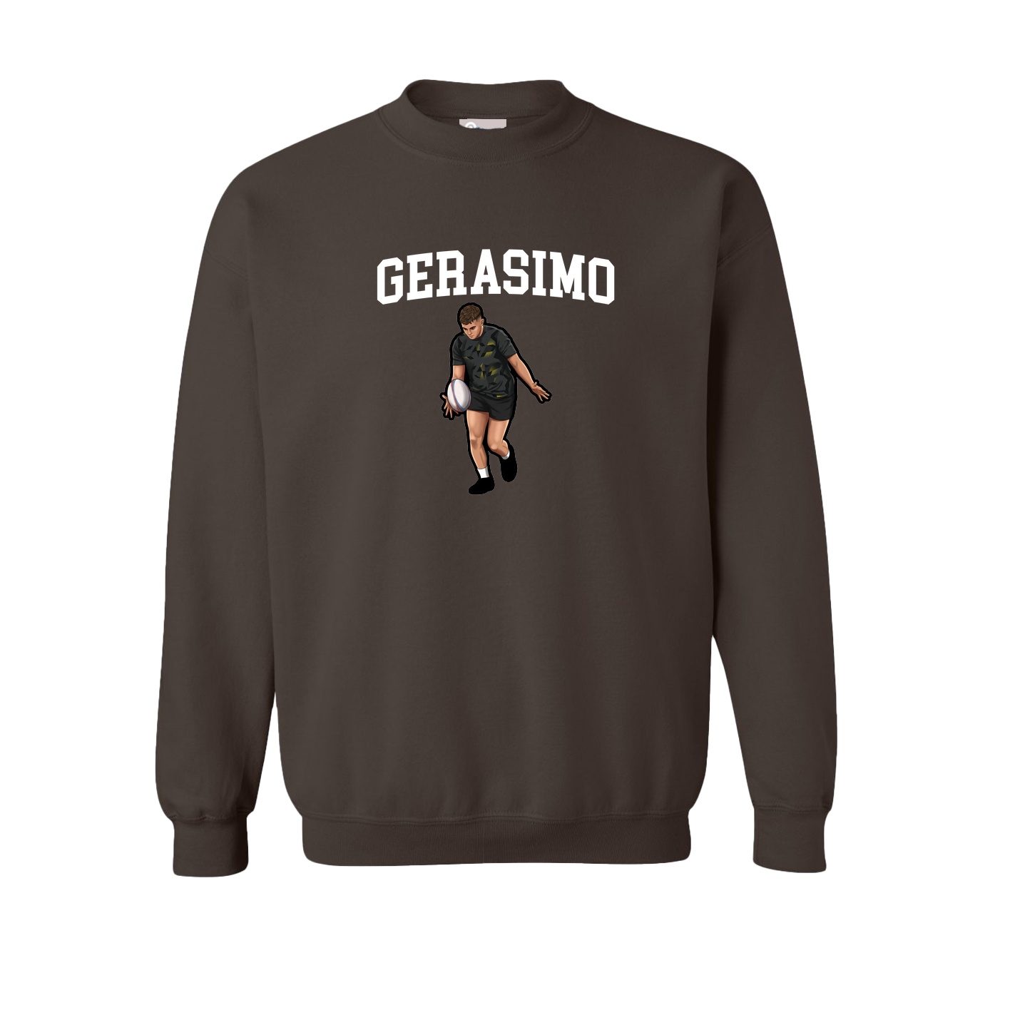 Fleece Crew — Shirsey in Brown
