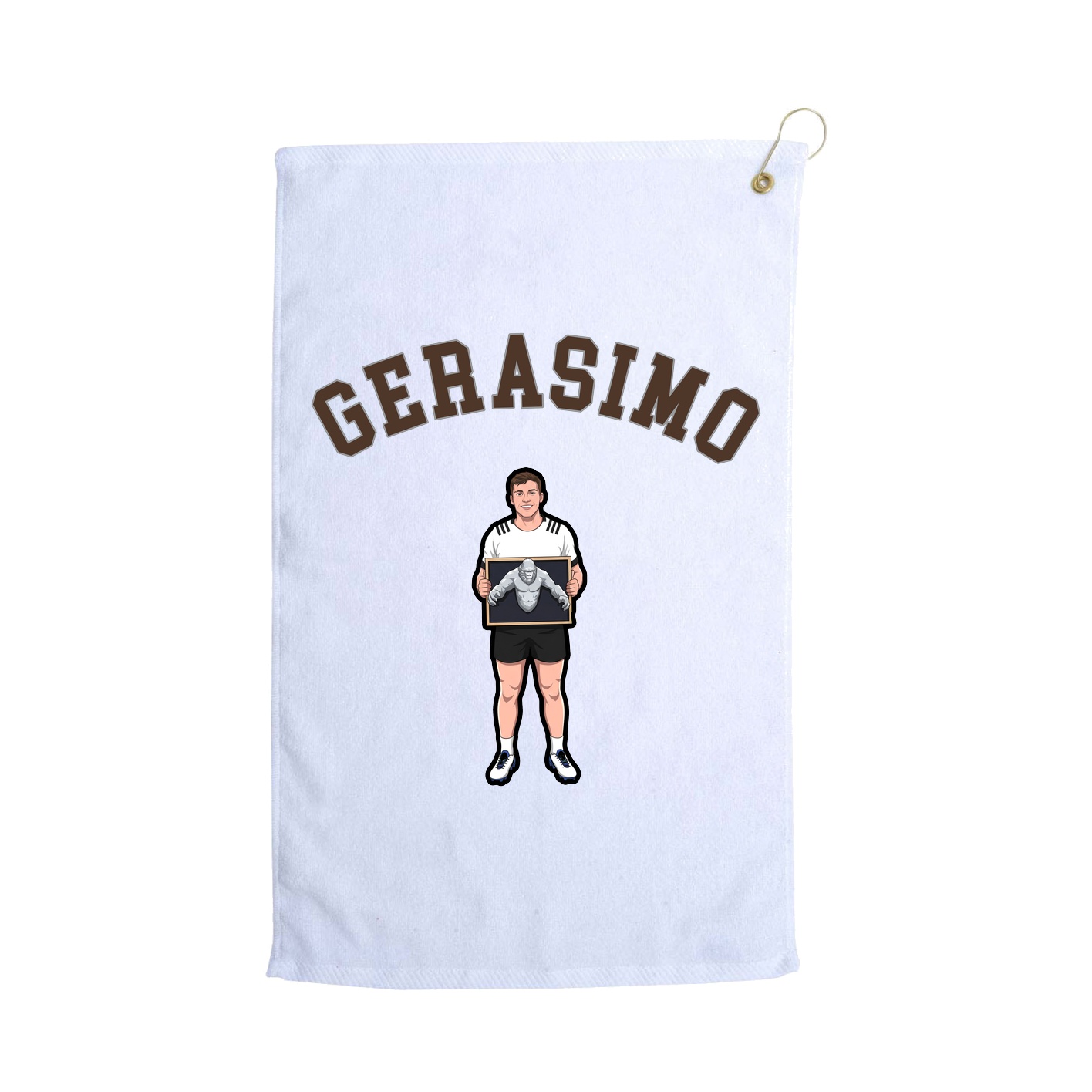 Golf Towel — Shirsey Arch in White