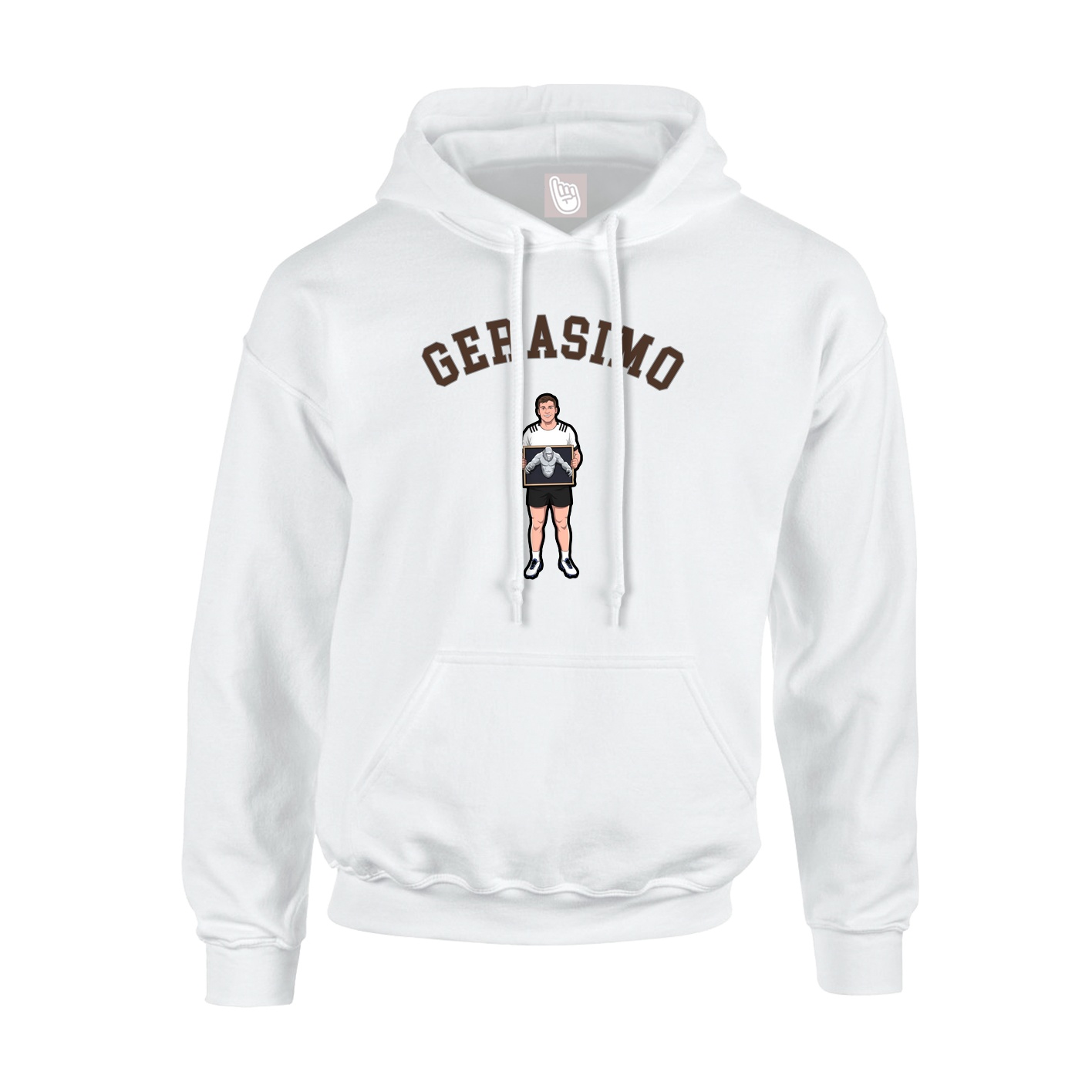 Hoodie — Shirsey Arch in White