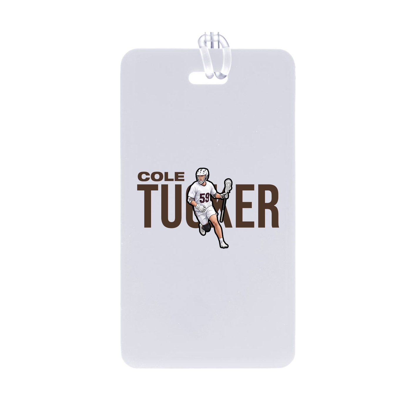 Bag Tag — Player Name in Classic