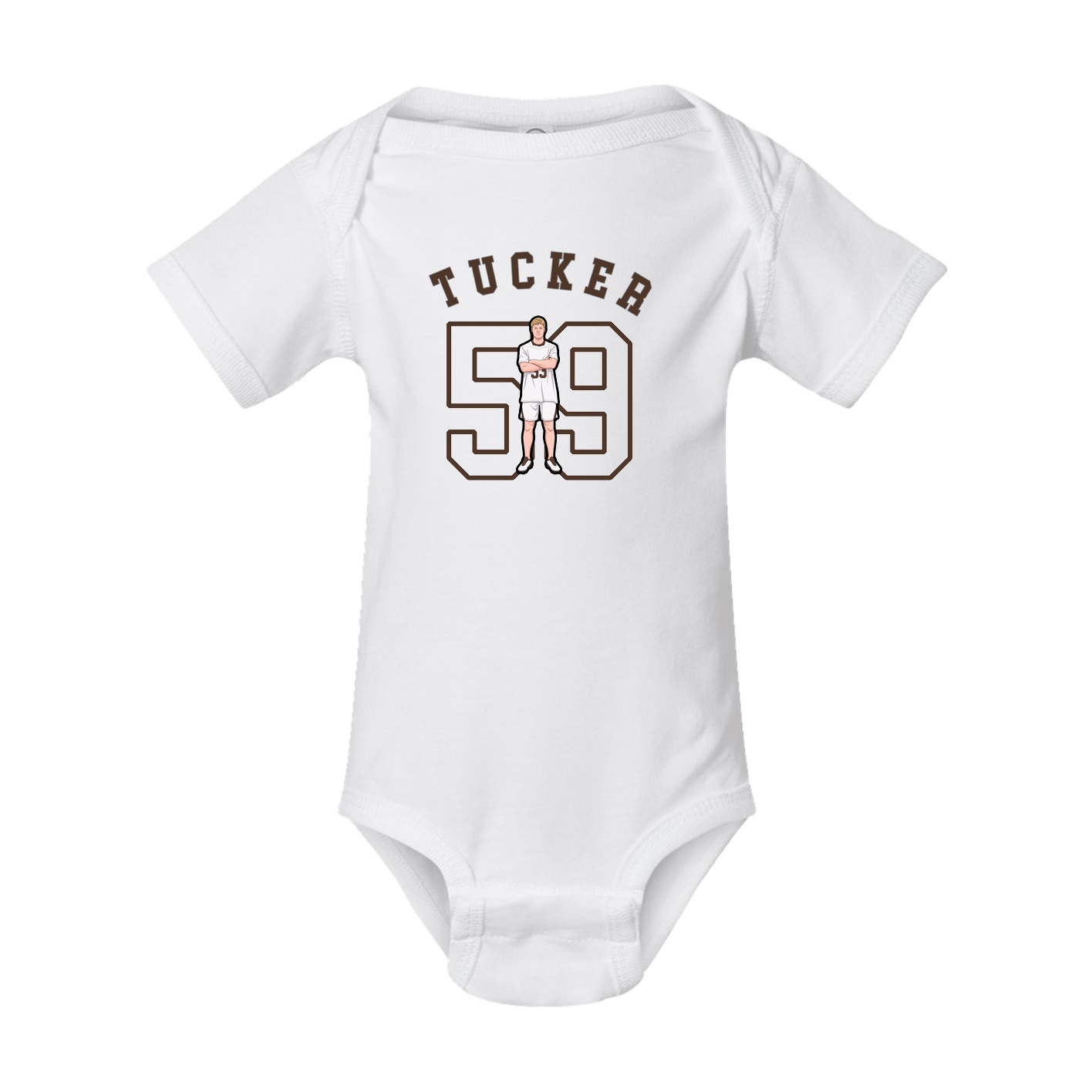 Baby Onesie — Shirsey Arch in White