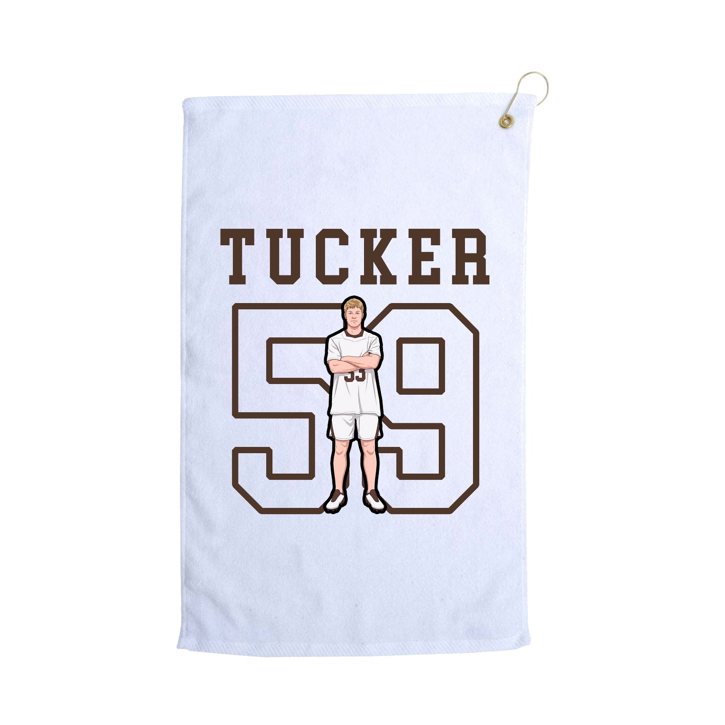 Golf Towel — Shirsey in White