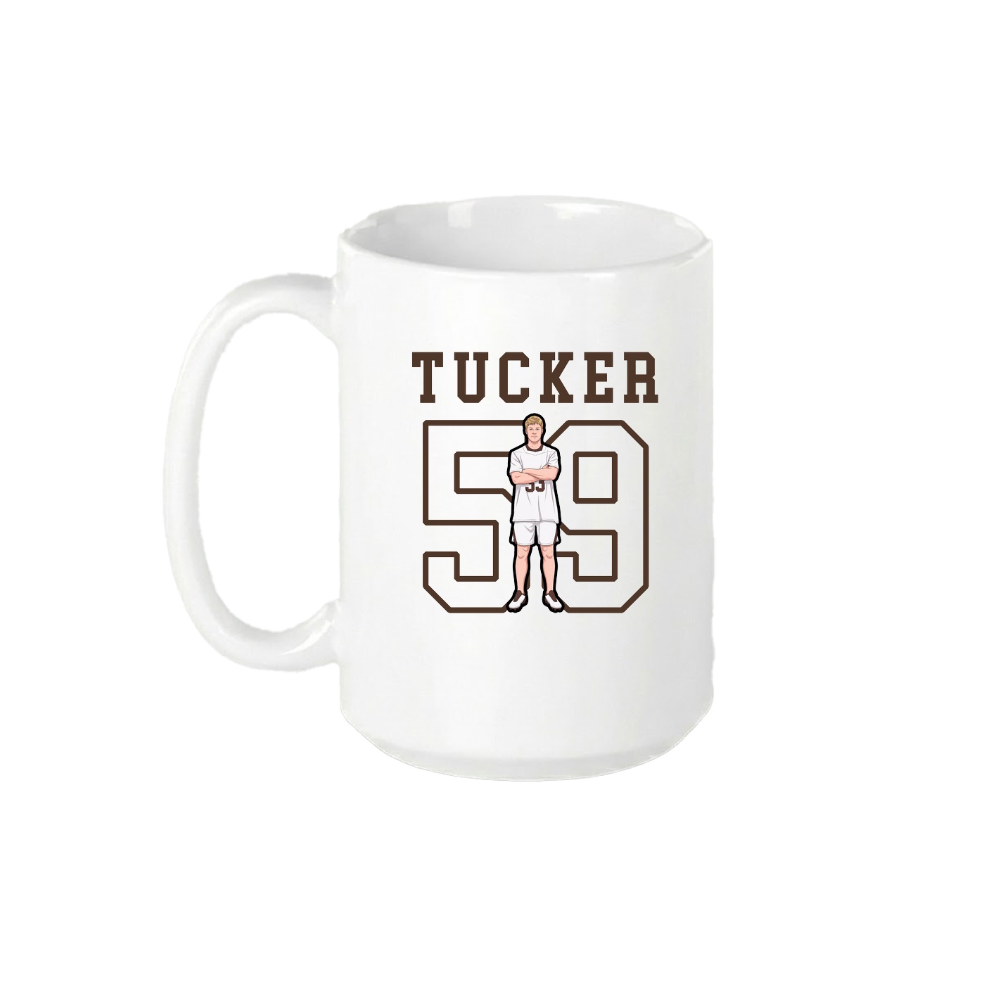 15oz Coffee Mug — Shirsey in White
