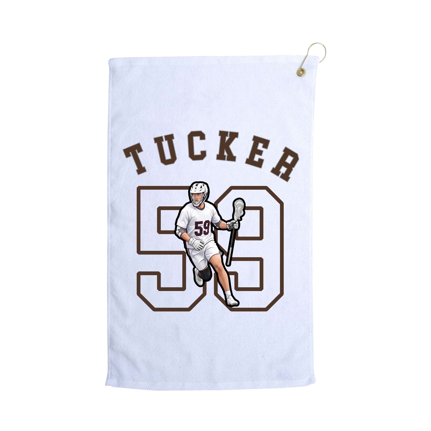 Golf Towel — Shirsey Arch in White