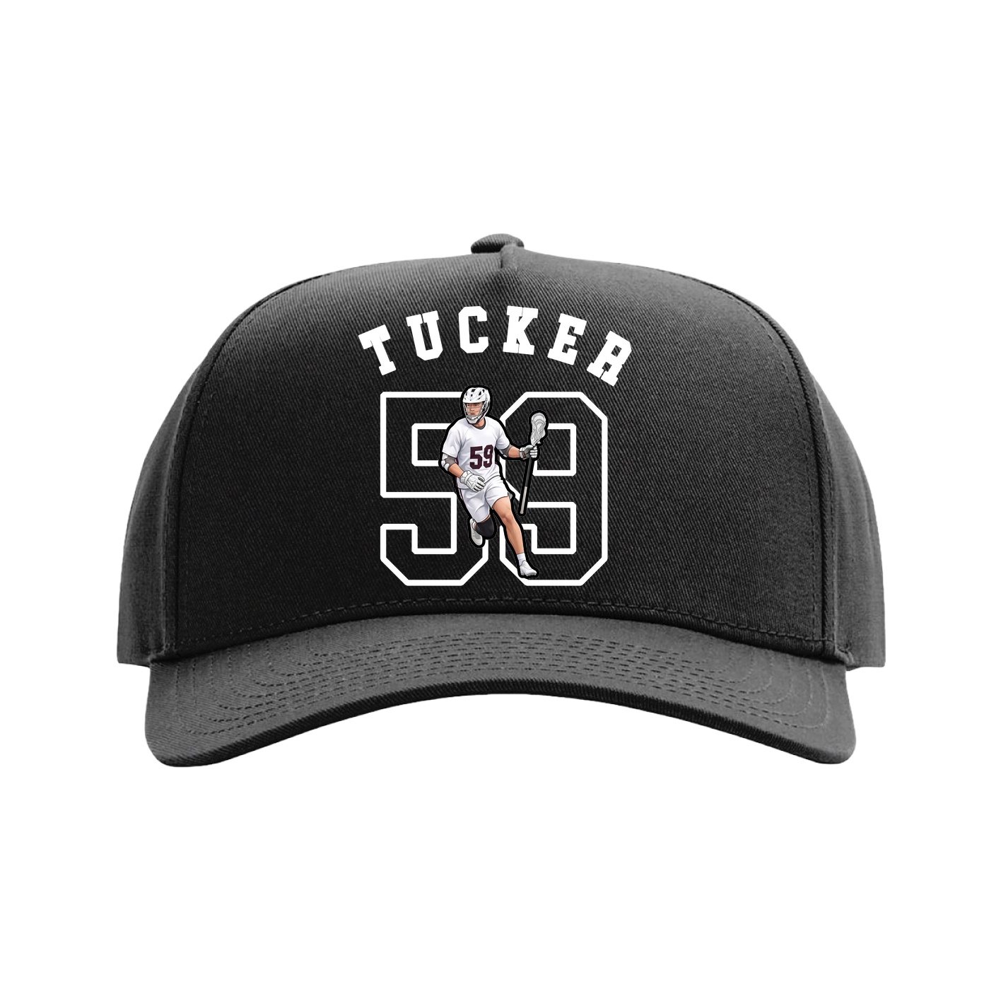 Full Fabric Five-Panel Champ Cap
