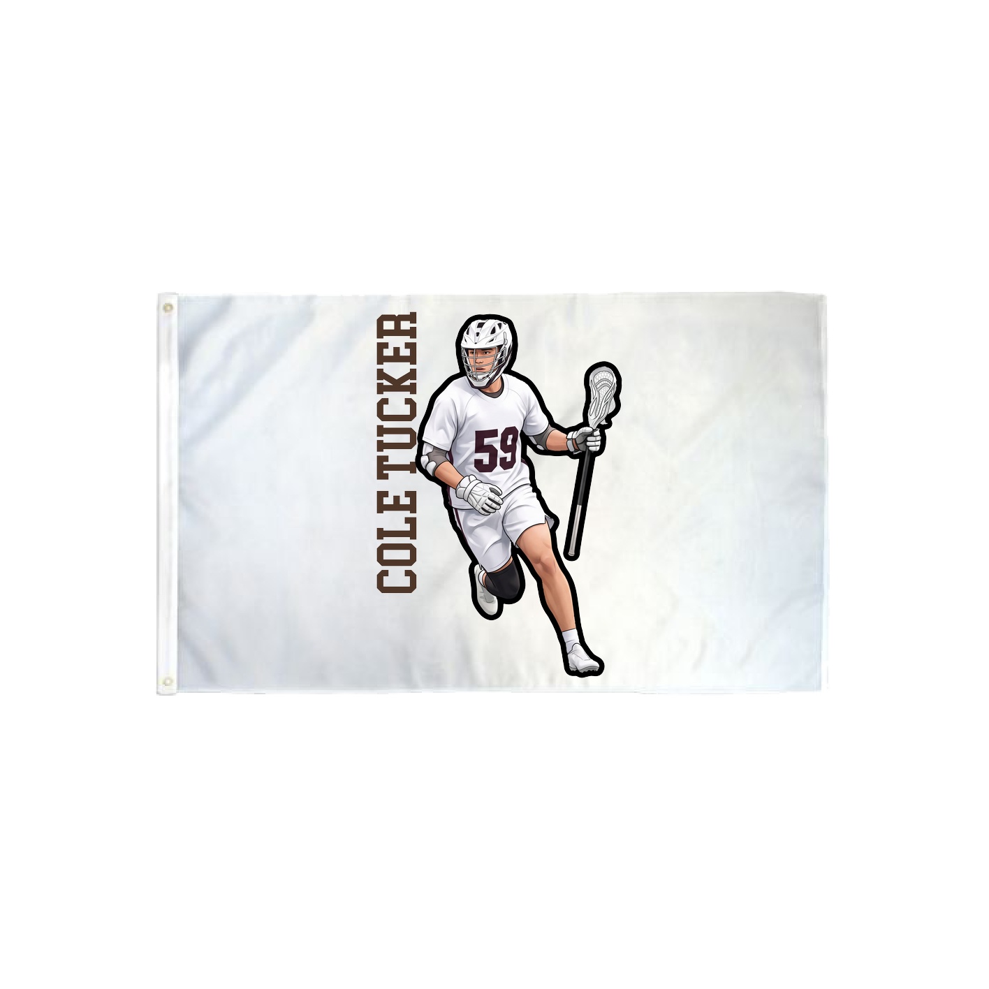 3x5 Flag — Name Vertical in Classic