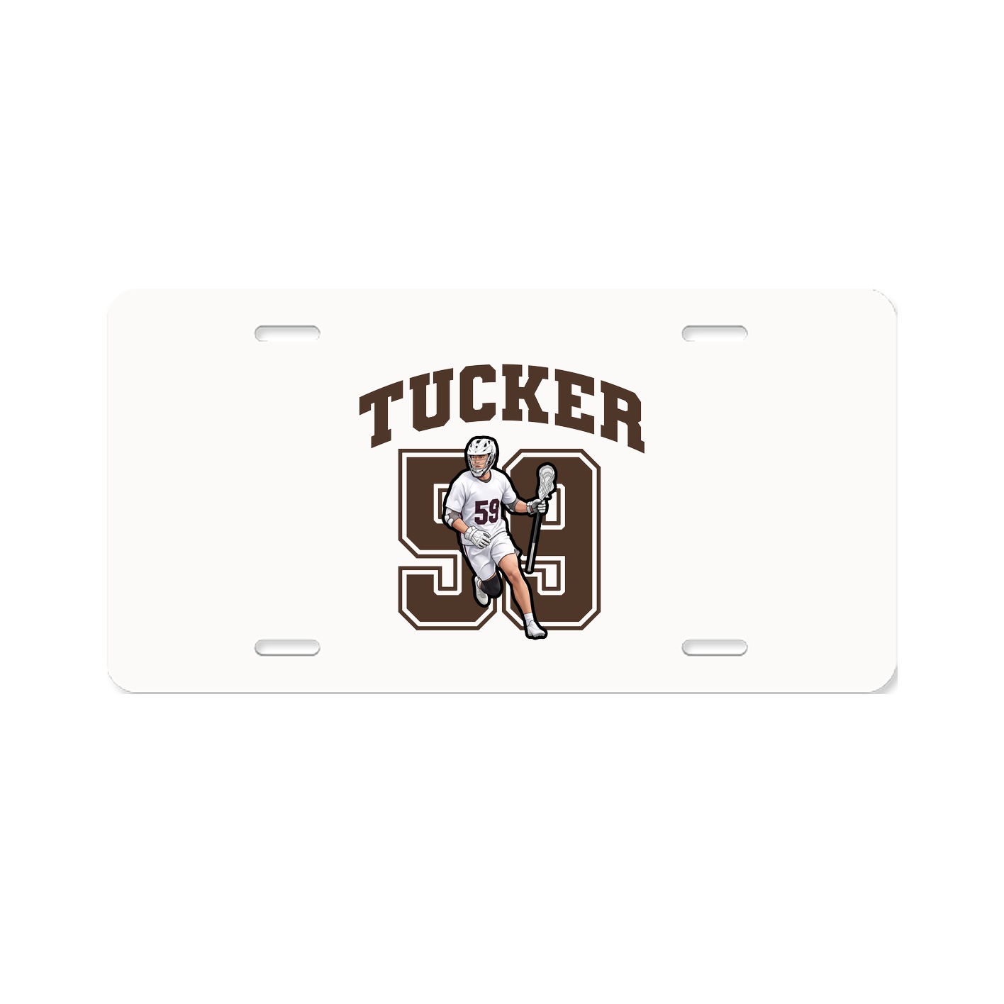 License Plate — Number in Classic
