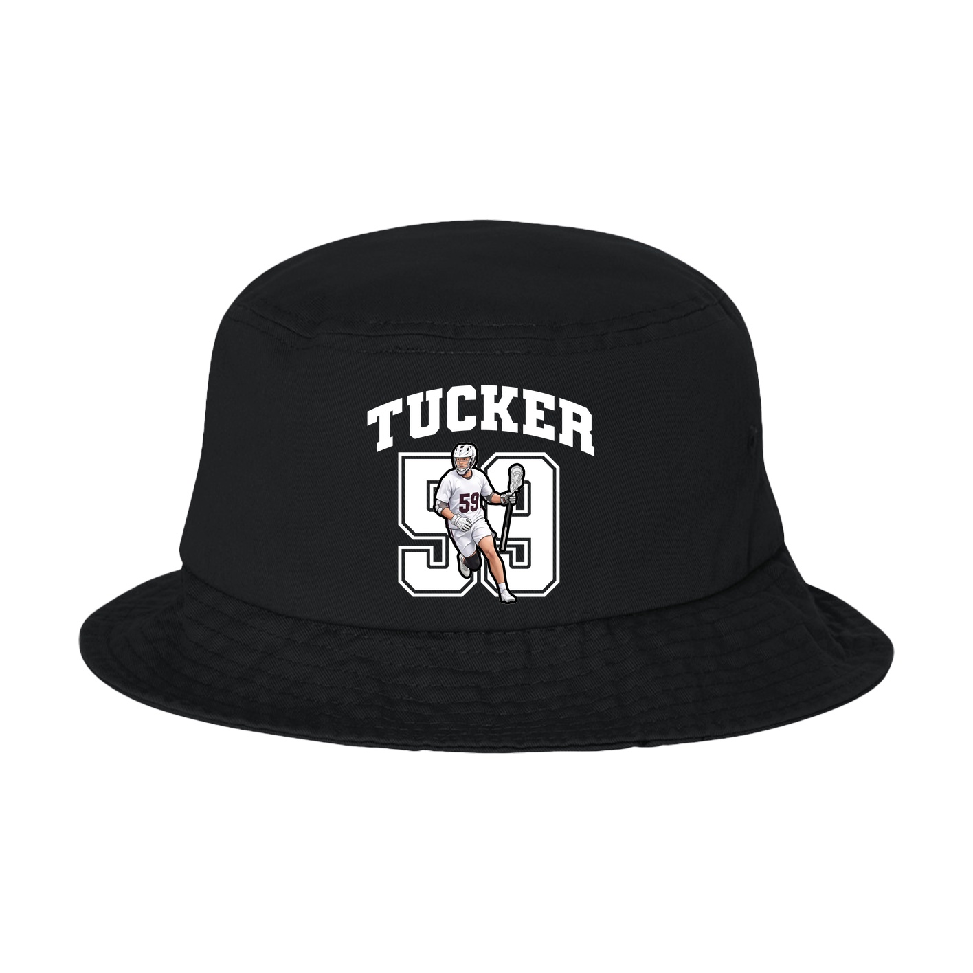 Bucket Cap — Number in Black