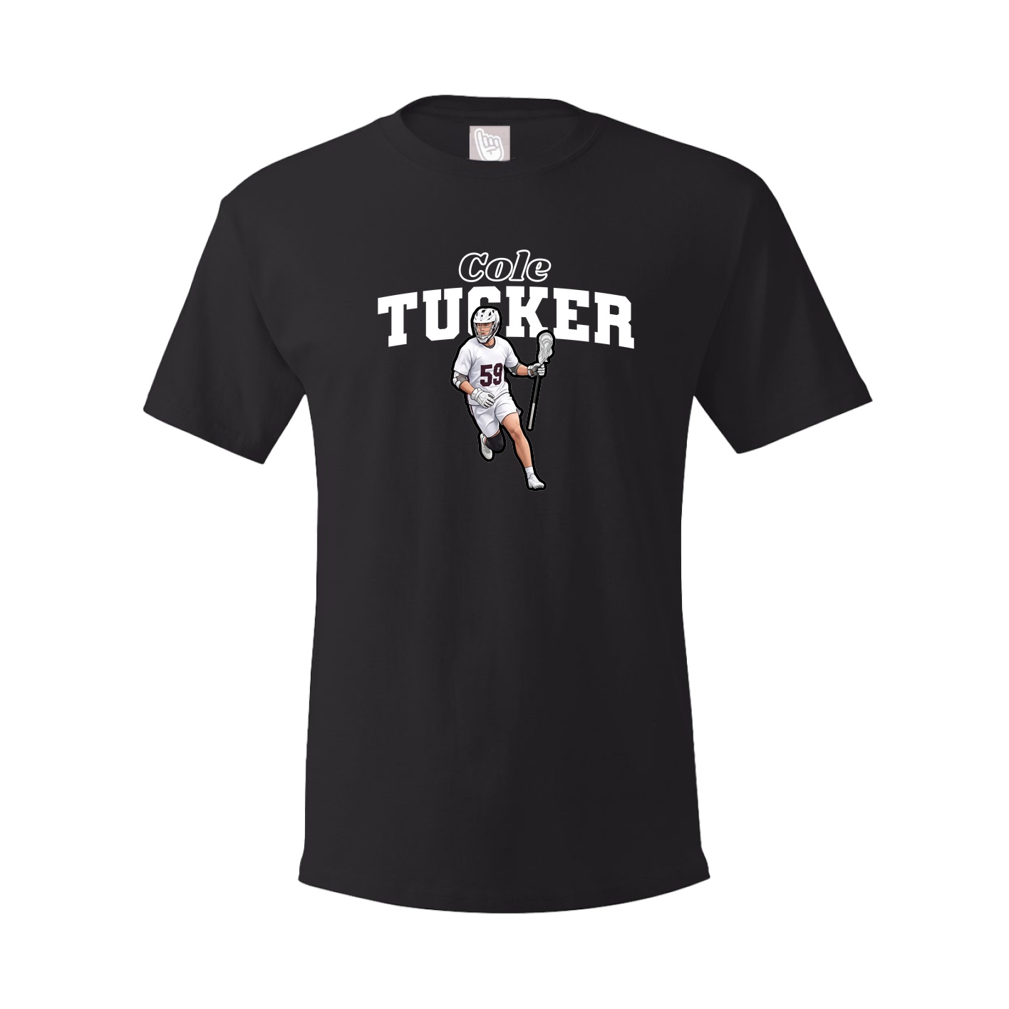 Youth Tee — Name Arch in Black