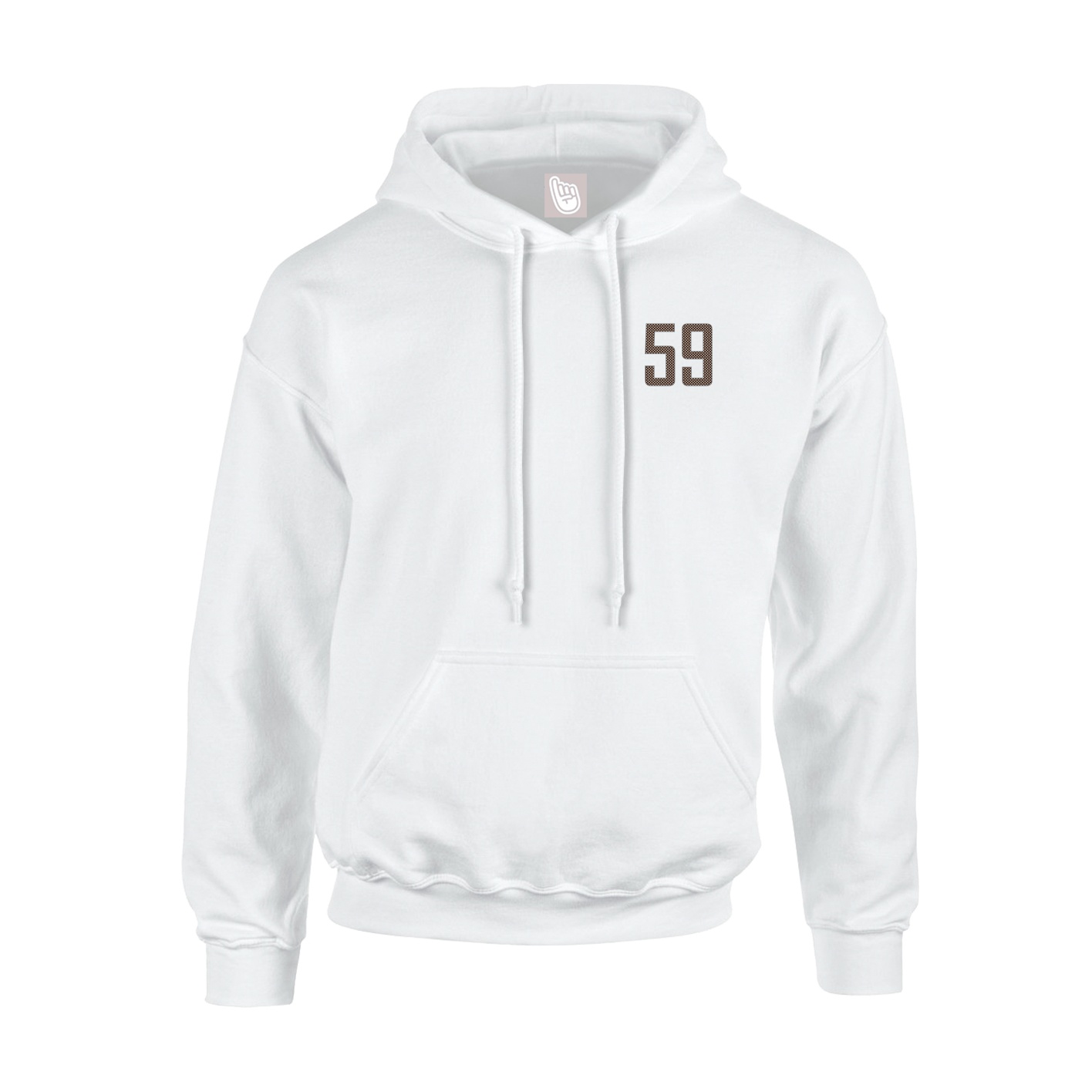Youth Hoodie — Front Shirsy in White
