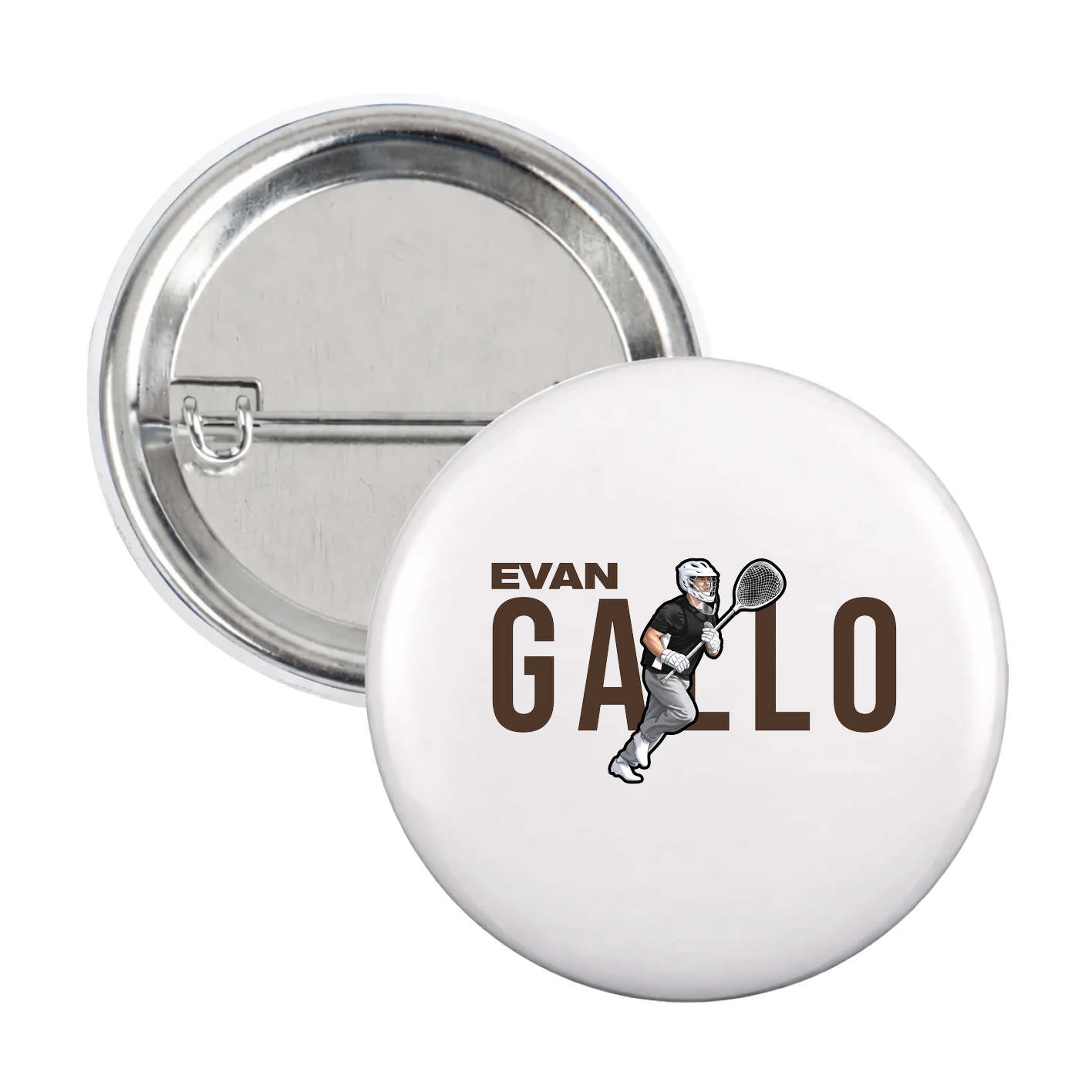 Game Day Button — Player Name in White