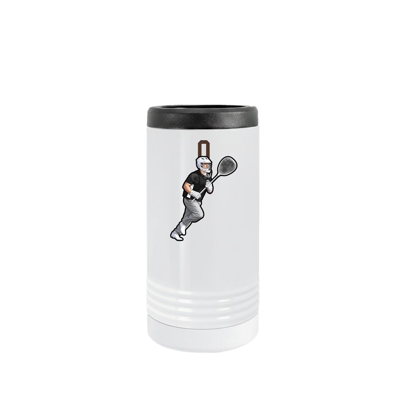 Slim Beverage Holder — Number Top in White
