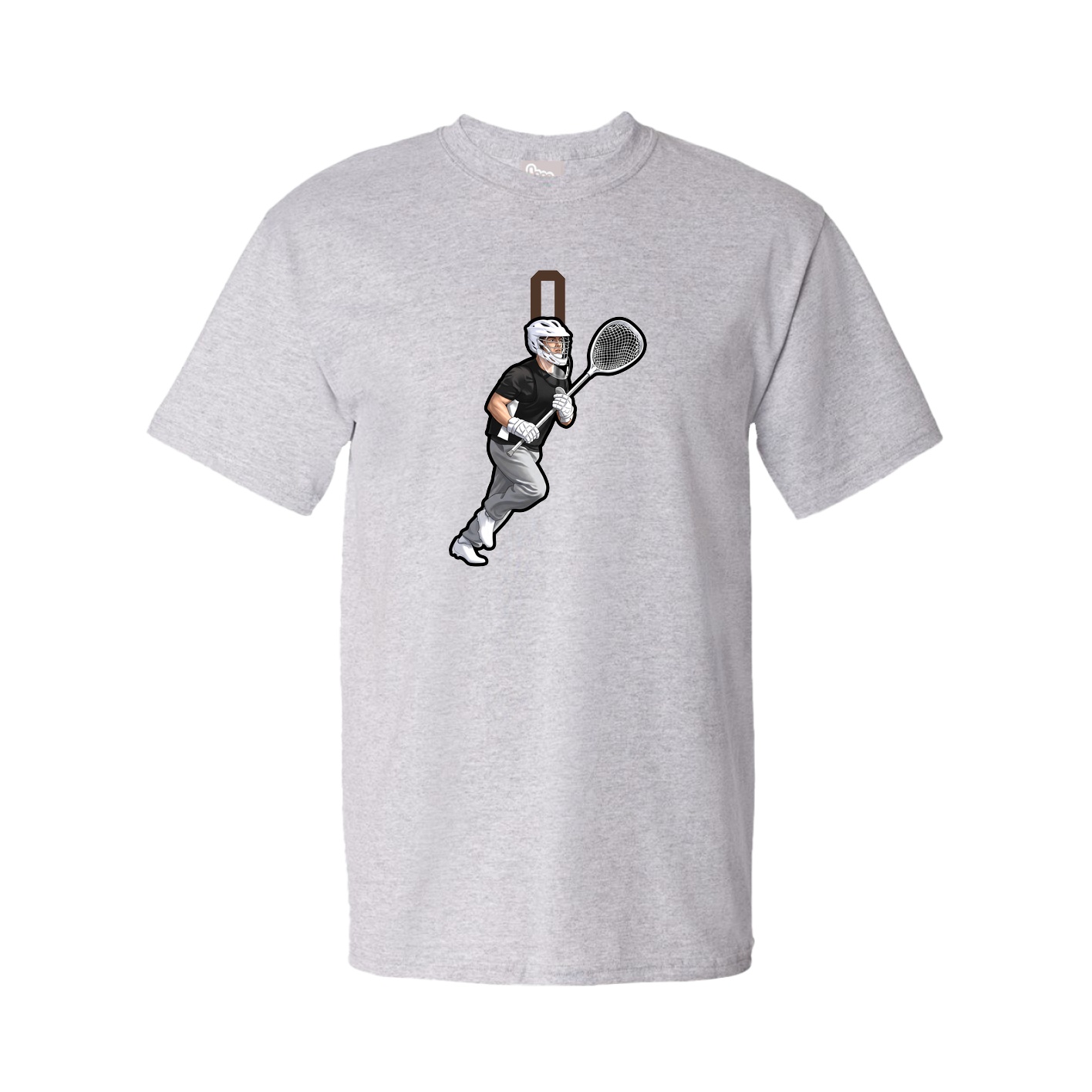 Youth Tee — Number Top in Grey