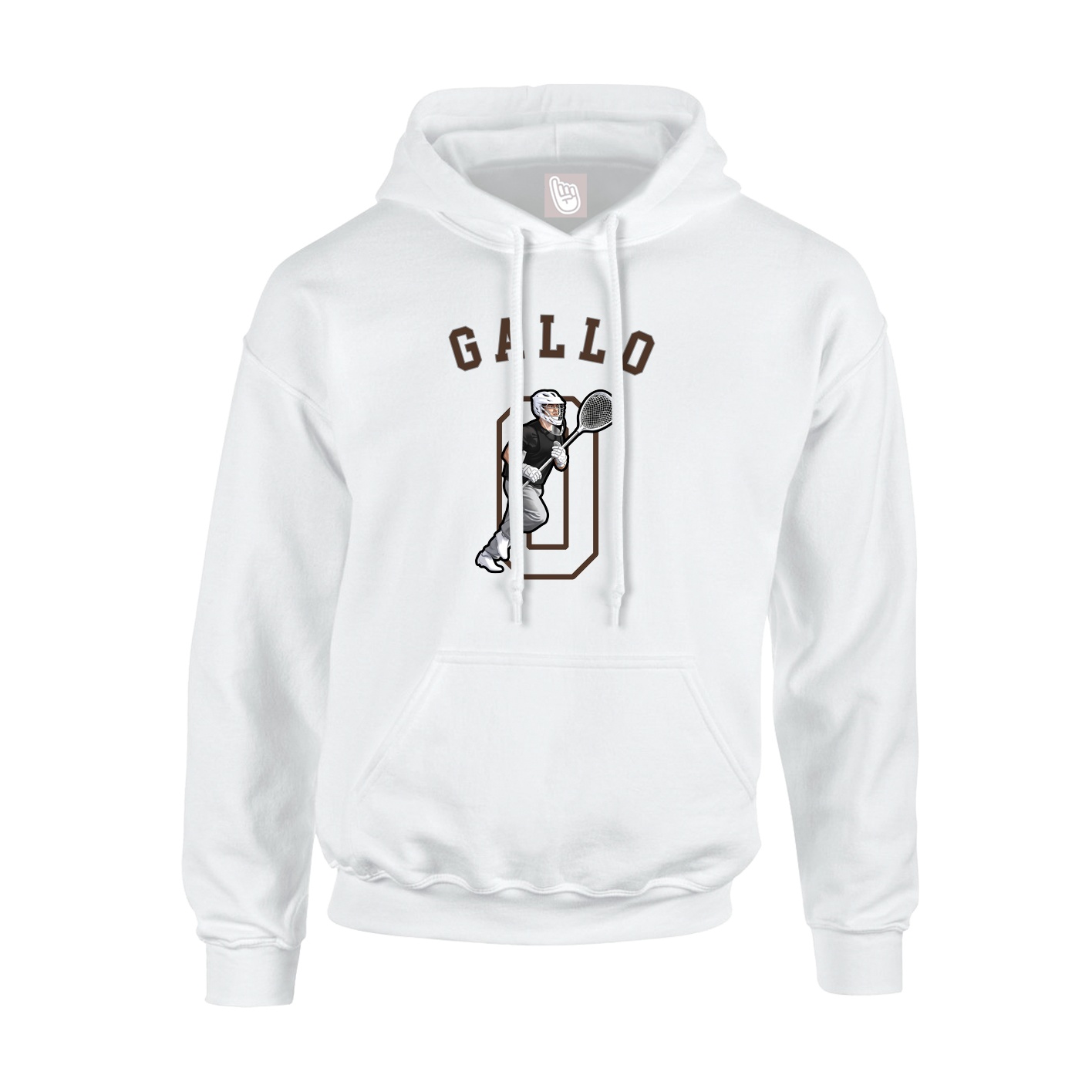 Youth Hoodie — Shirsey Arch in White