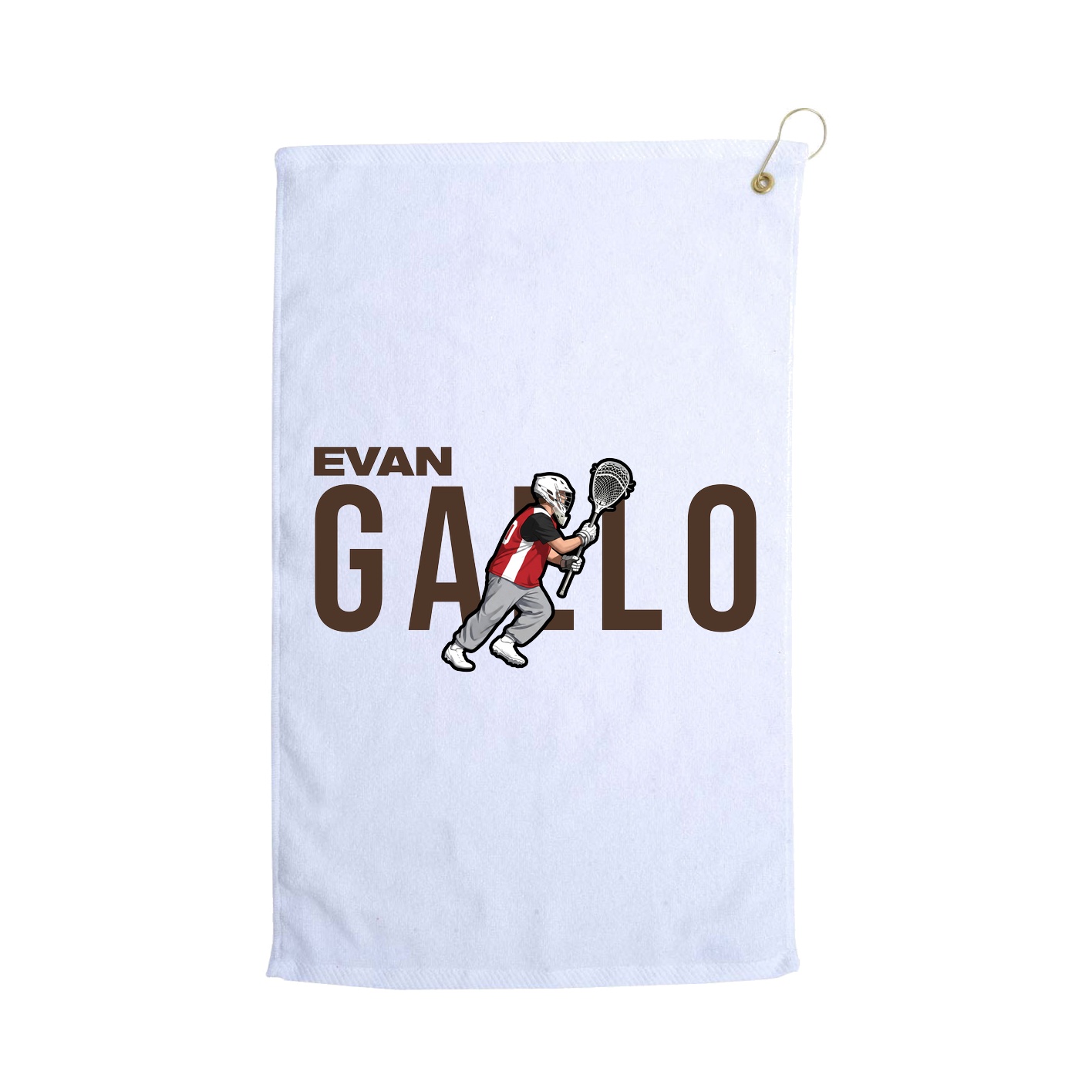 Golf Towel — Player Name in White