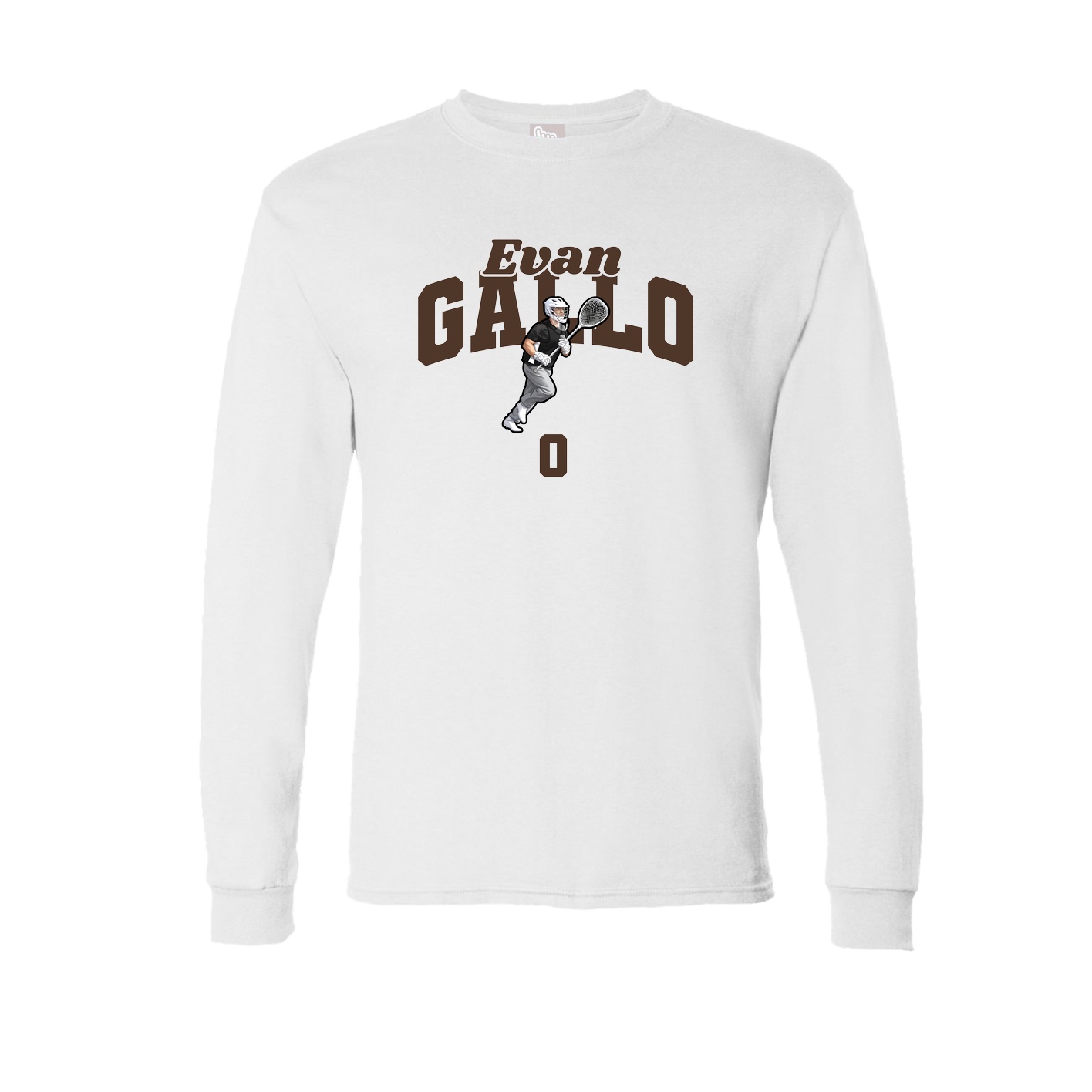 Long Sleeve Tee — Signature Arch in White