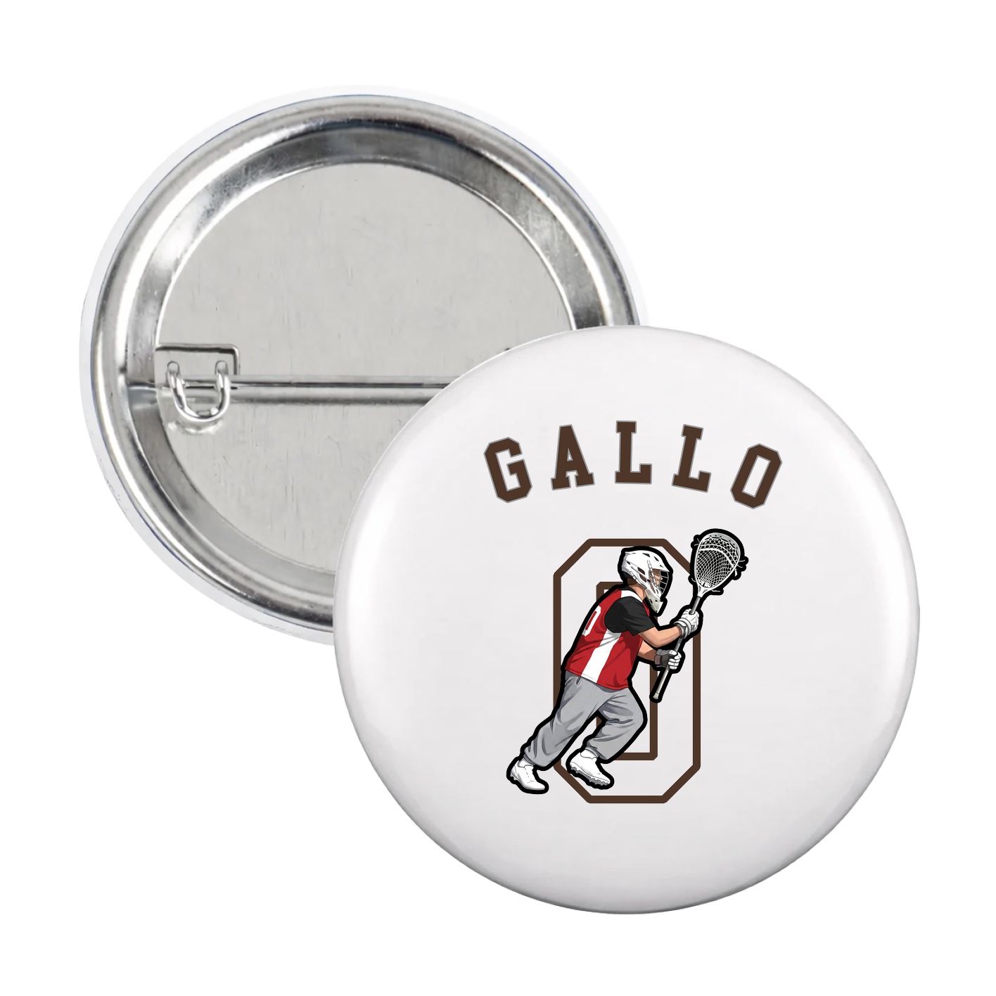 Game Day Button — Shirsey Arch in White