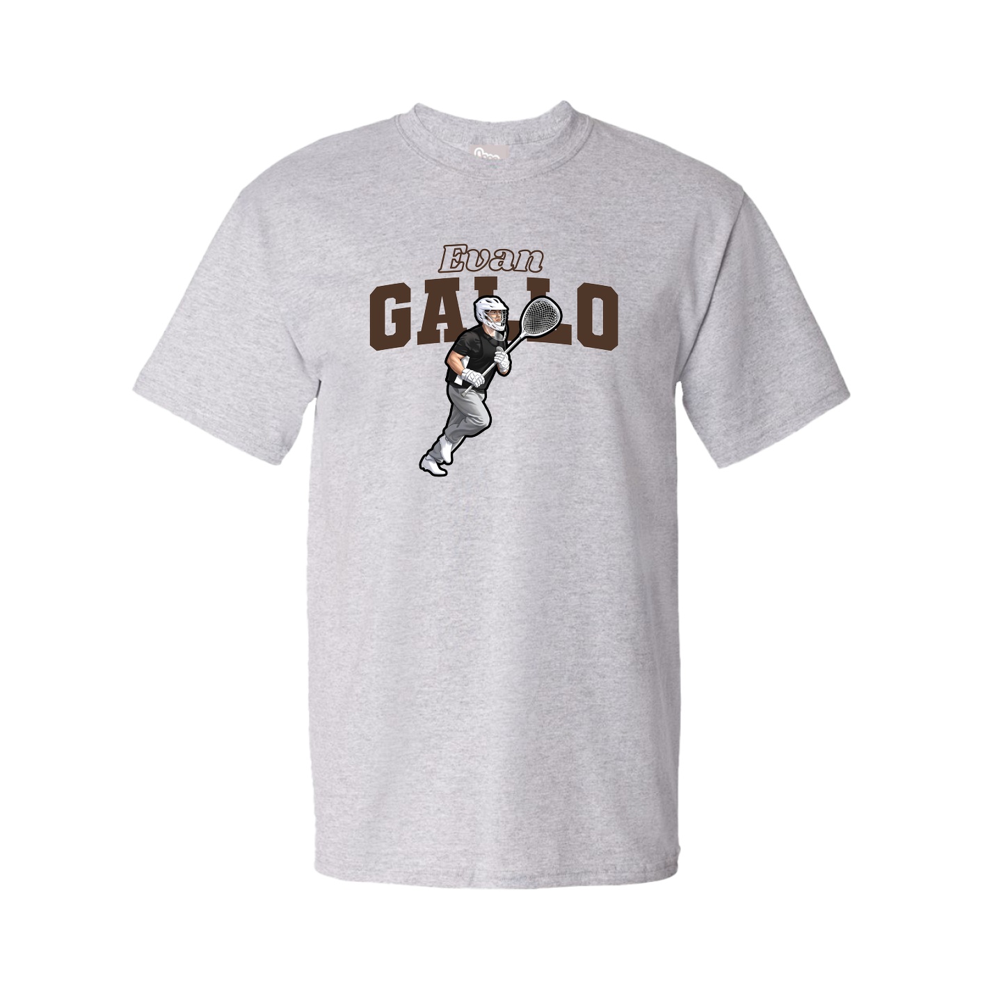 Tee — Name Arch in Grey