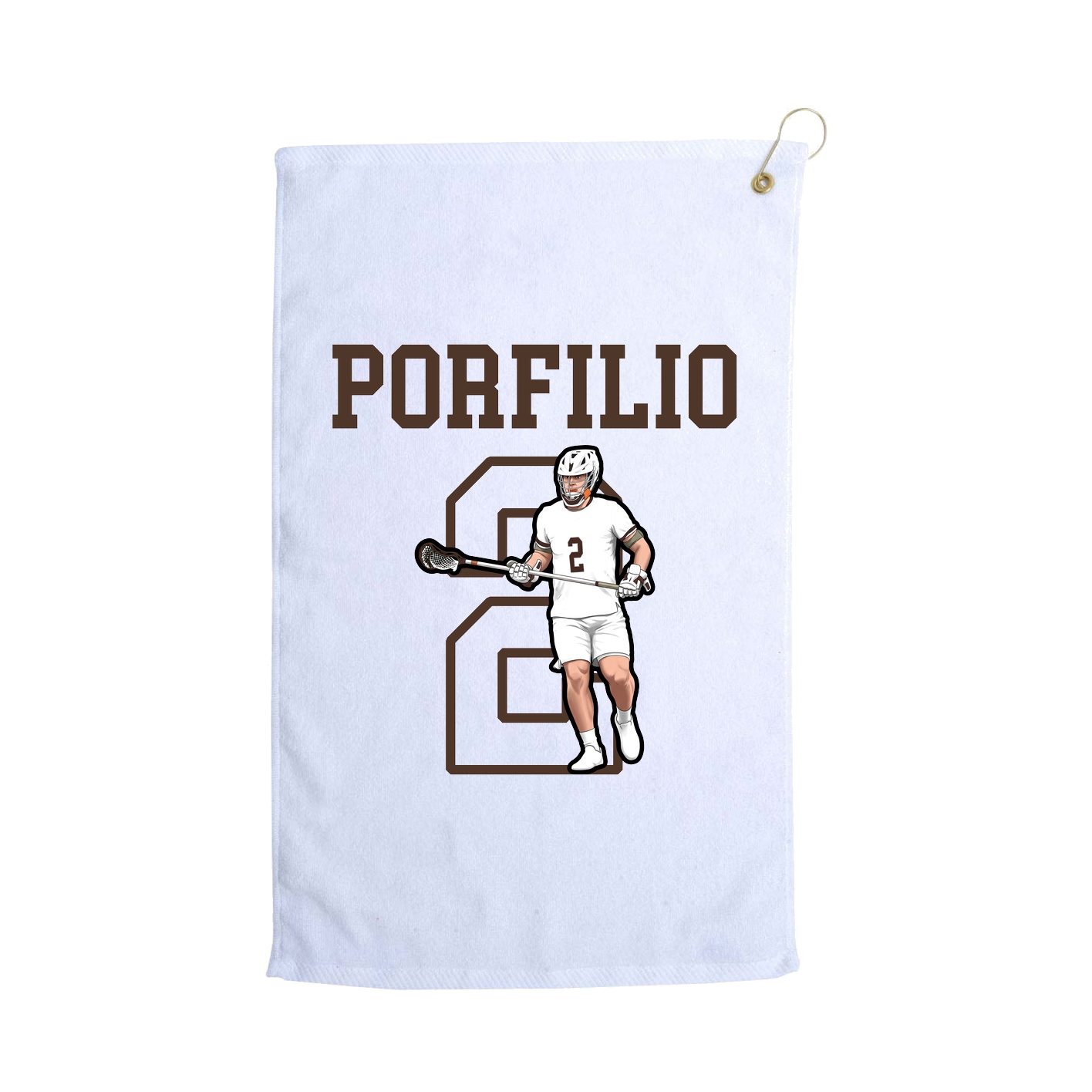 Golf Towel — Shirsey in White