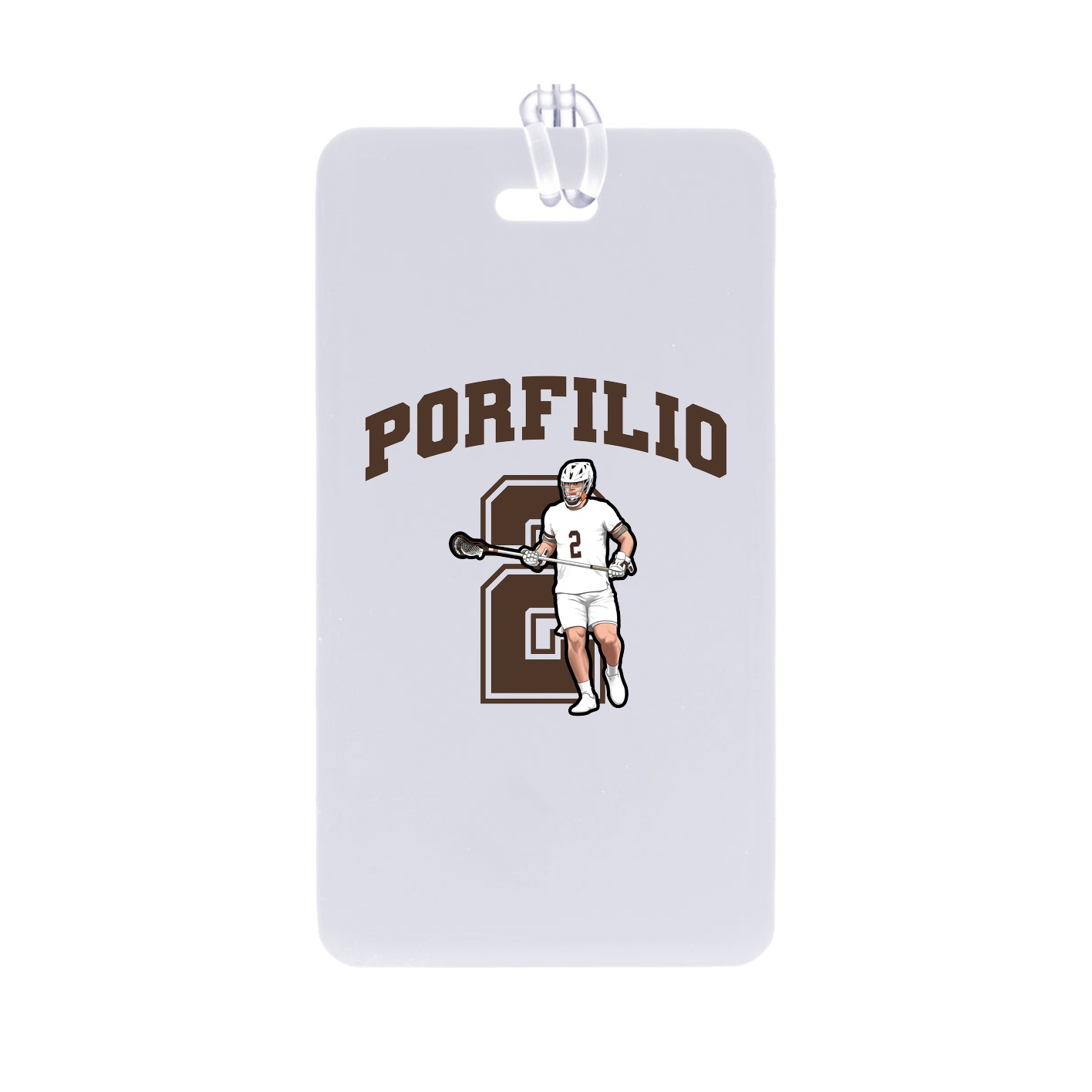 Bag Tag — Number in Classic
