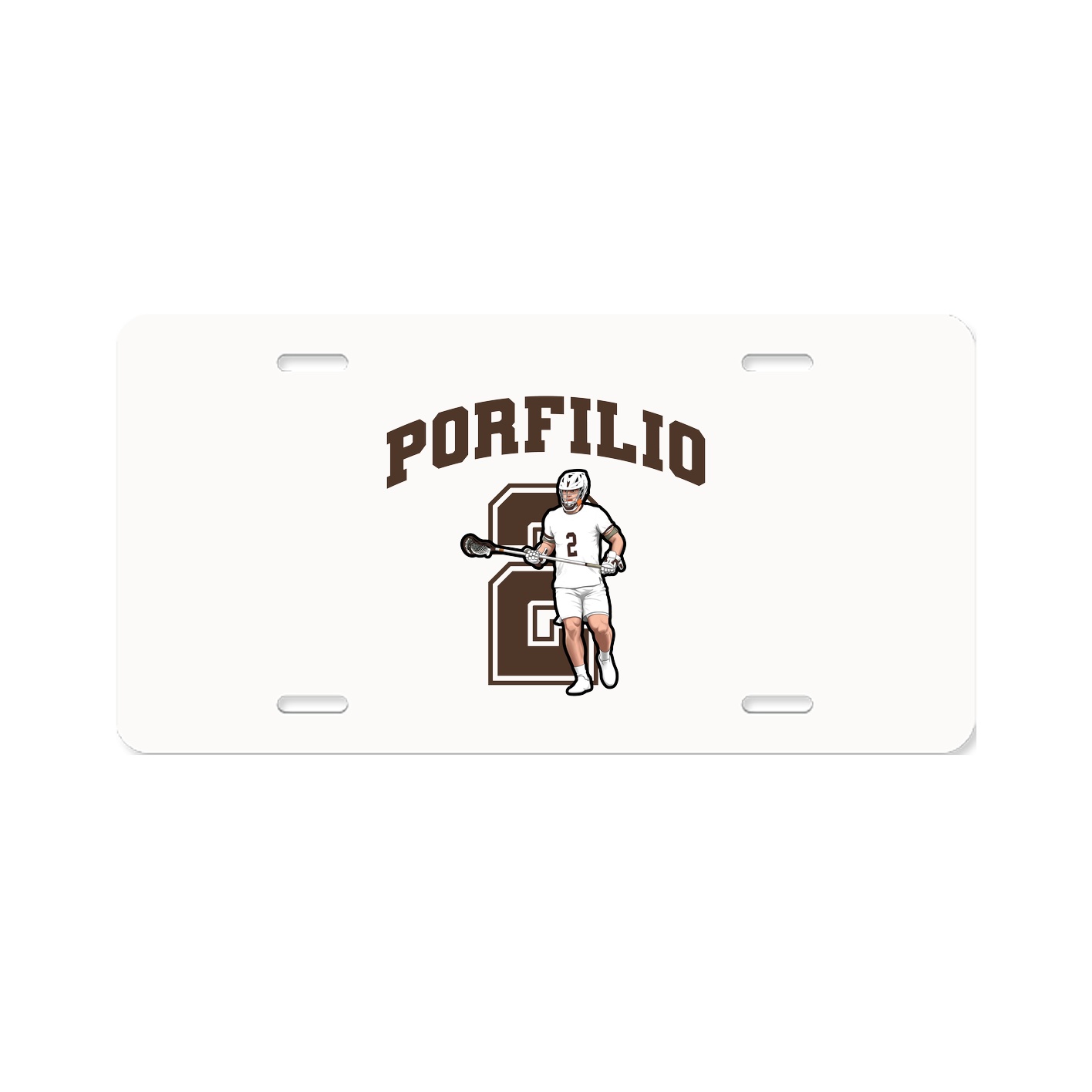 License Plate — Number in Classic