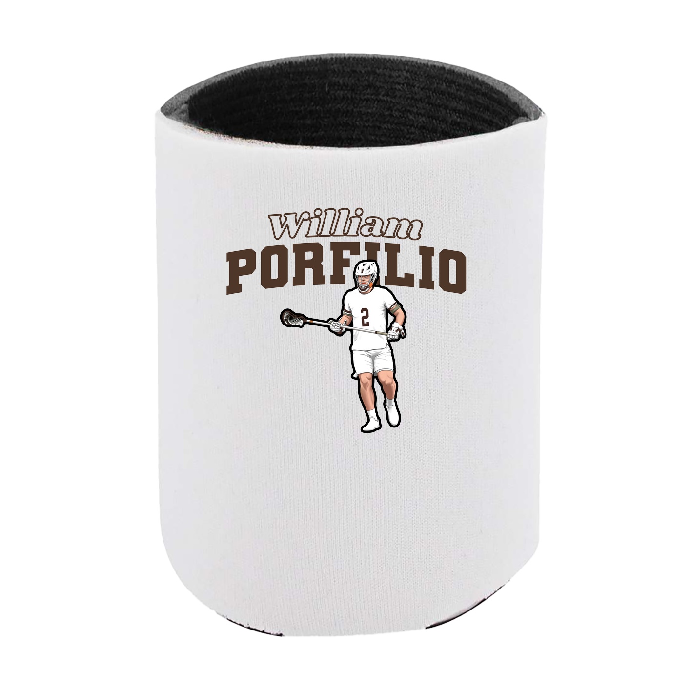 Can Holder — Name Arch in White