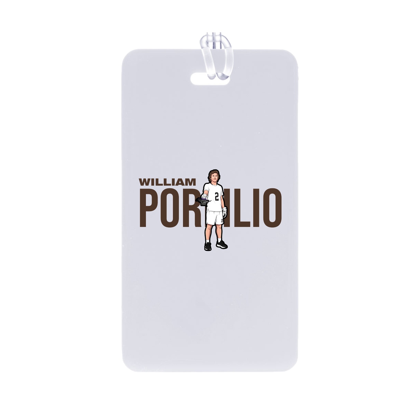 Bag Tag — Player Name in Classic