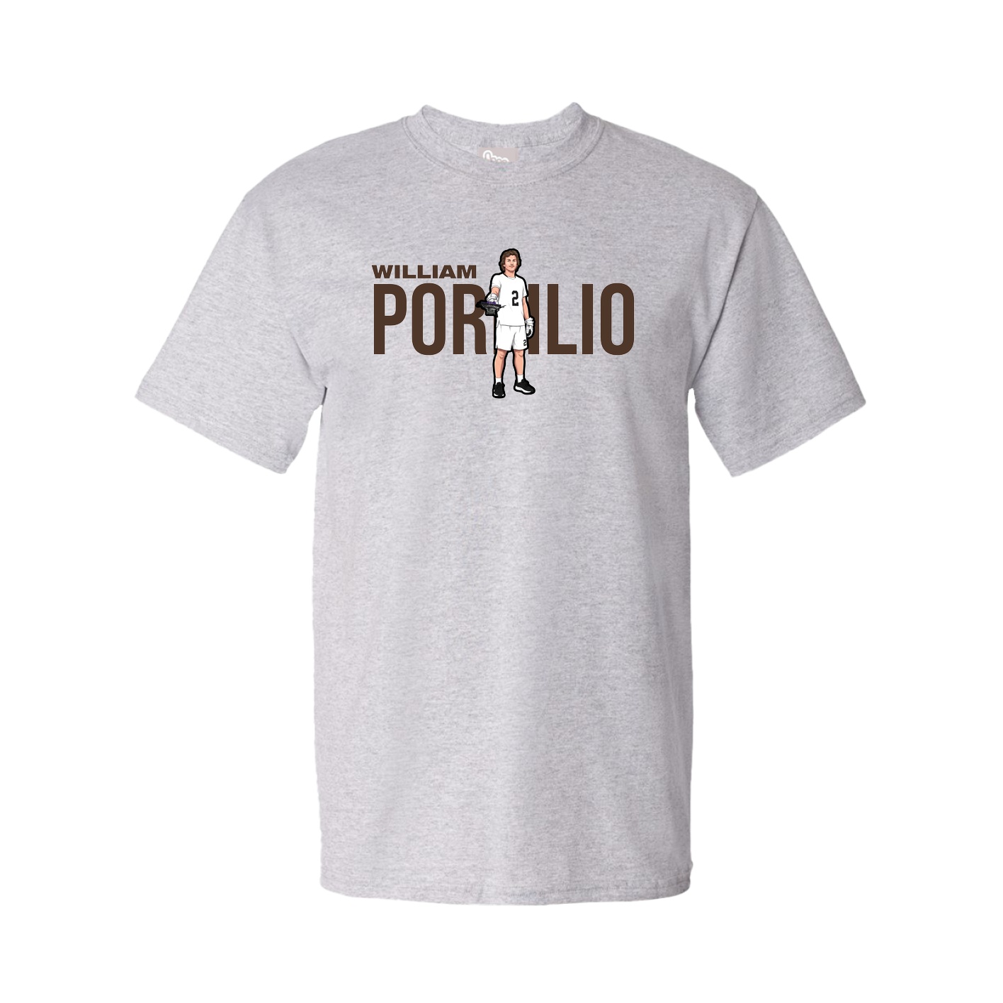Tee — Player Name in Grey