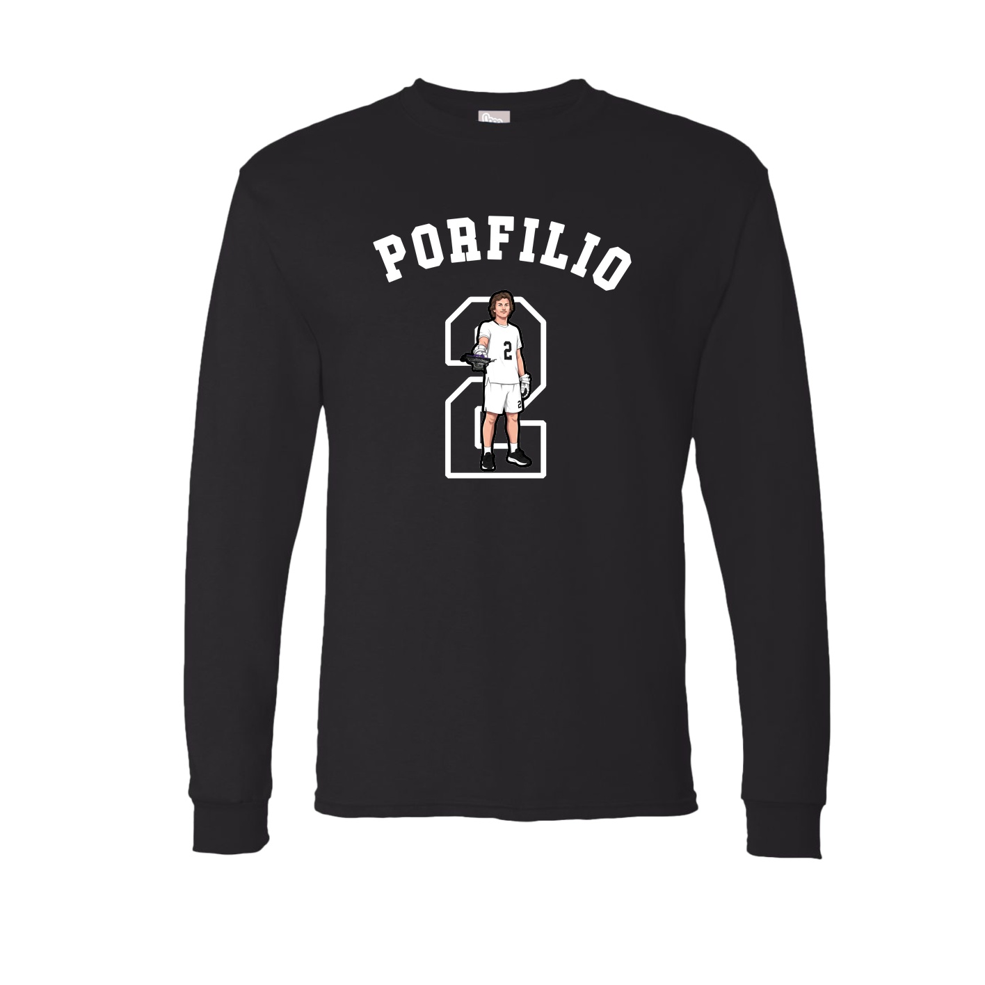 Long Sleeve Tee — Shirsey Arch in Black