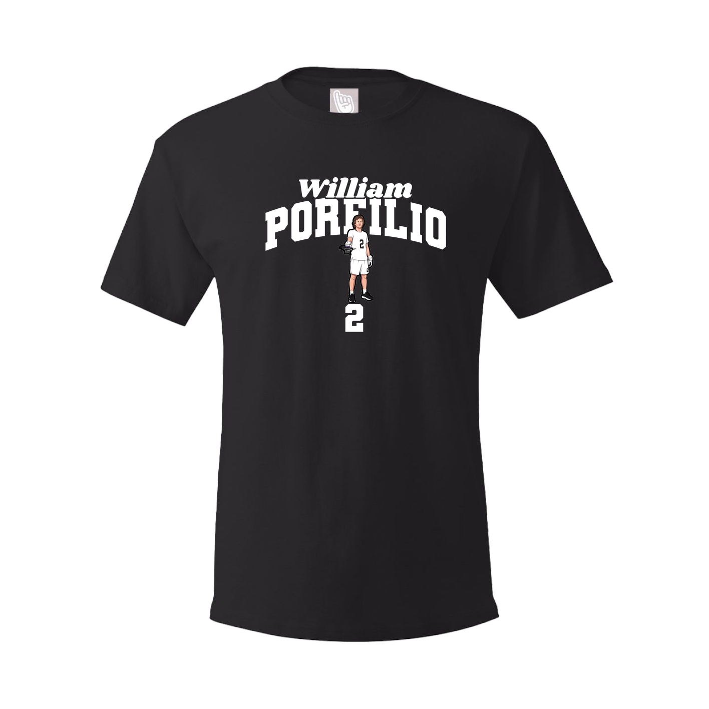 Tee — Signature Arch in Black