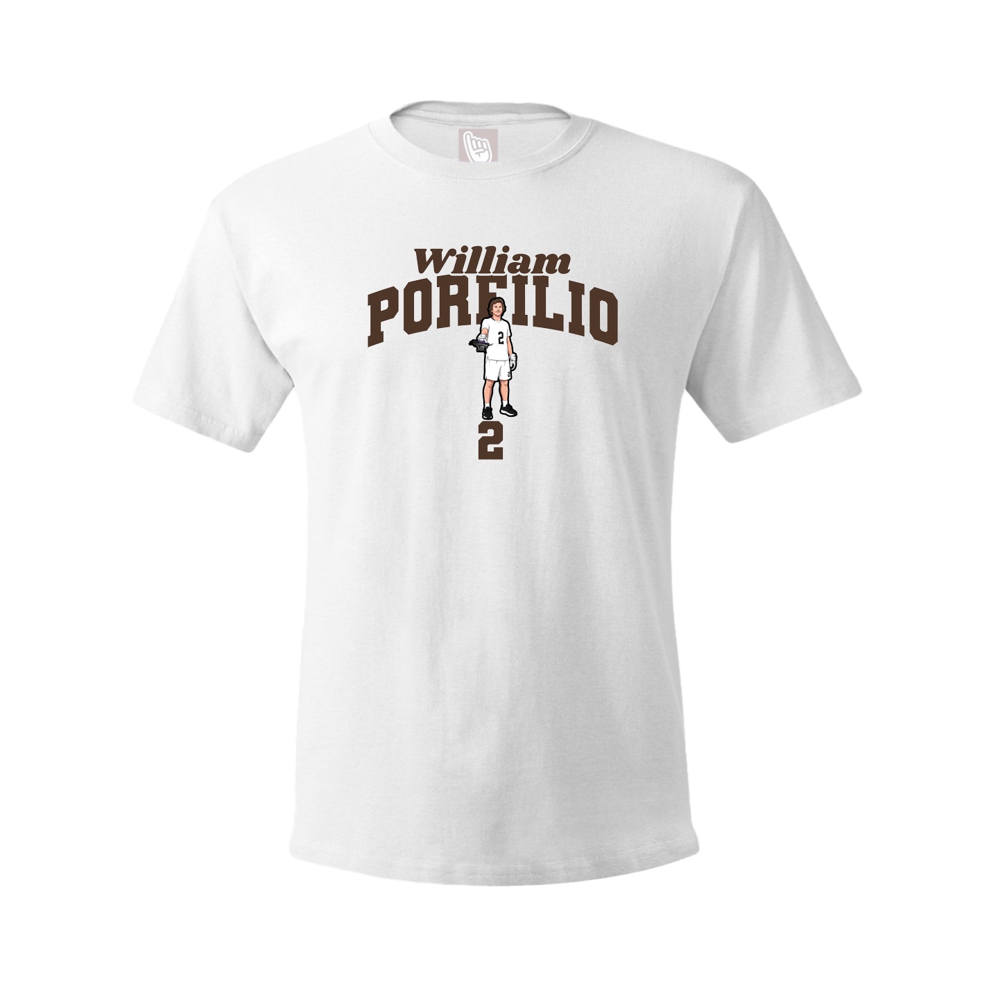 Youth Tee — Signature Arch in White