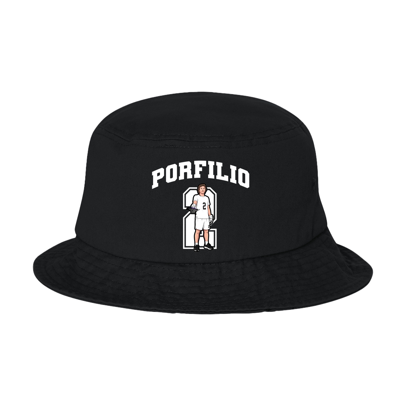 Bucket Cap — Number in Black