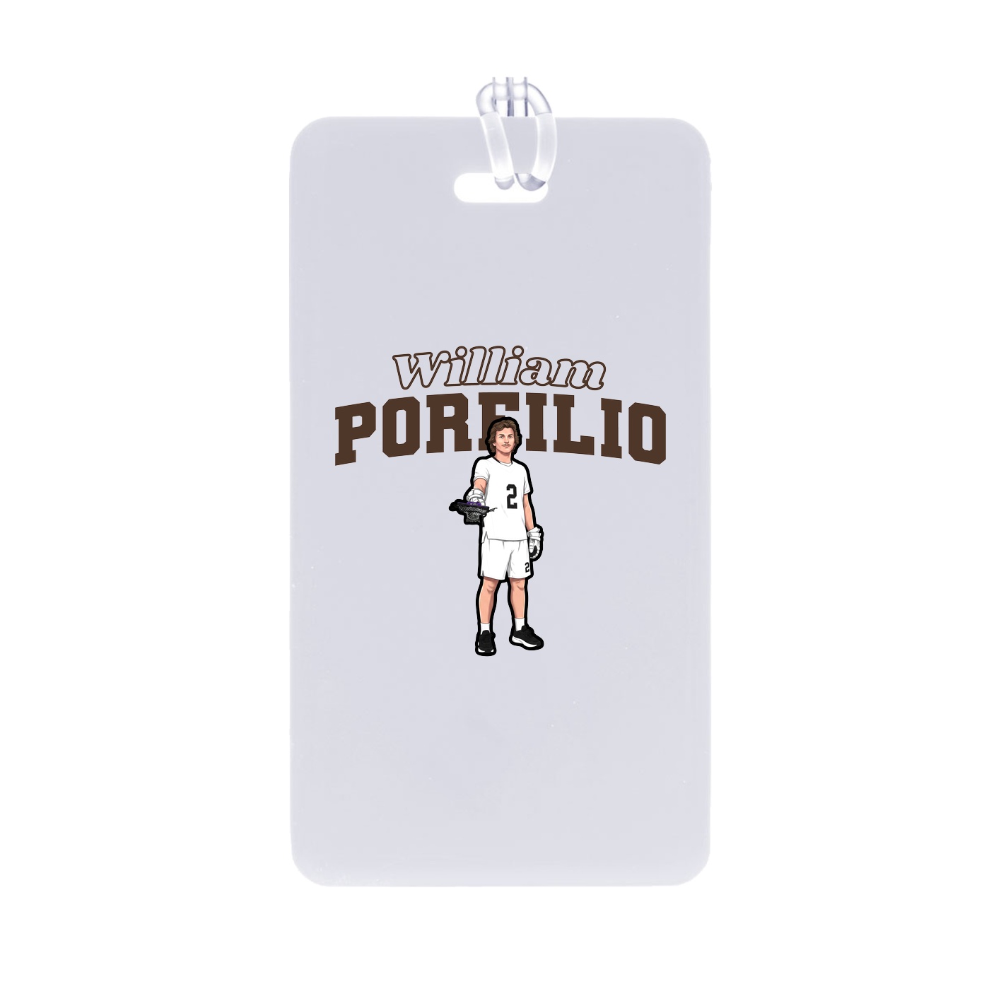 Bag Tag — Name Arch in Classic