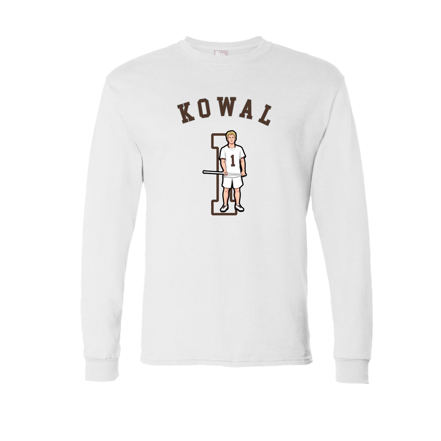 Long Sleeve Tee — Shirsey Arch in White