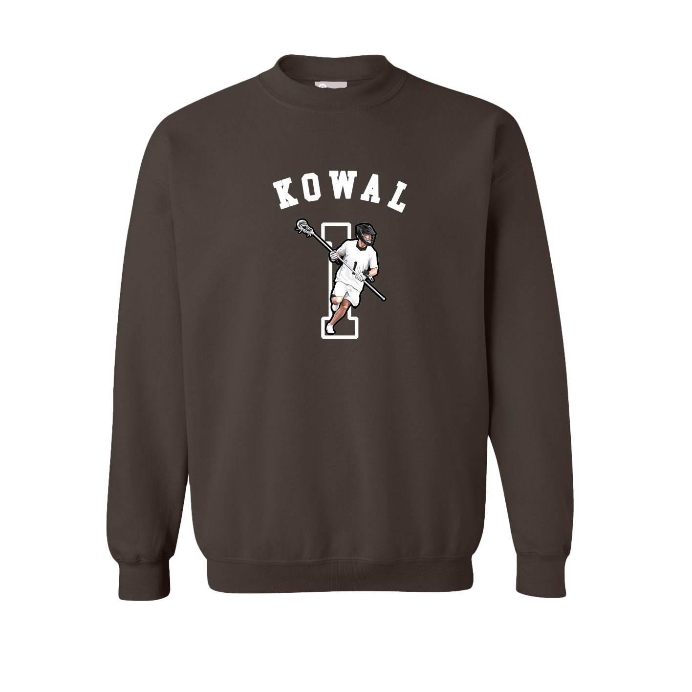 Fleece Crew — Shirsey Arch in Brown