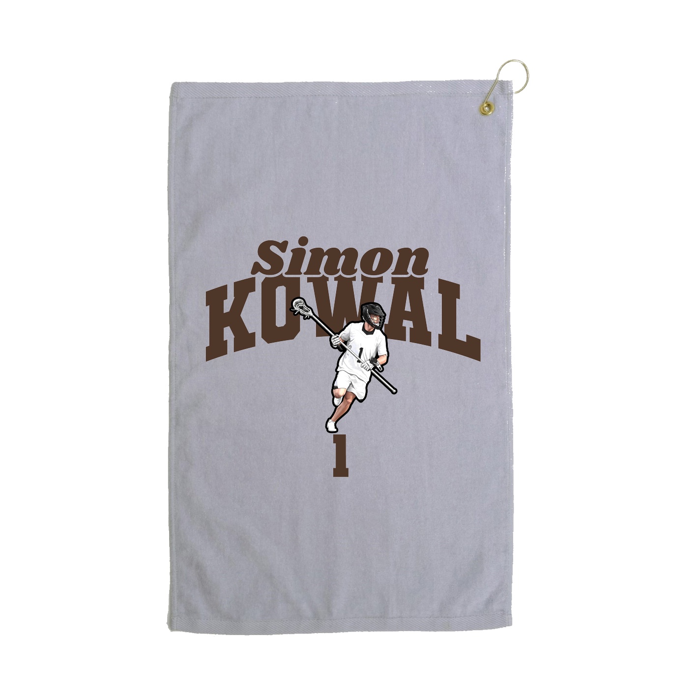 Golf Towel — Signature Arch in Grey