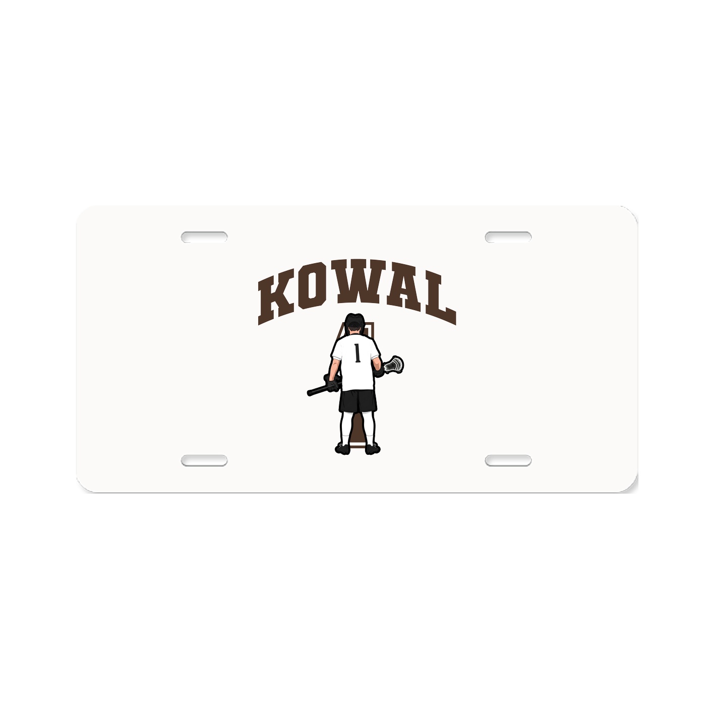 License Plate — Number in Classic