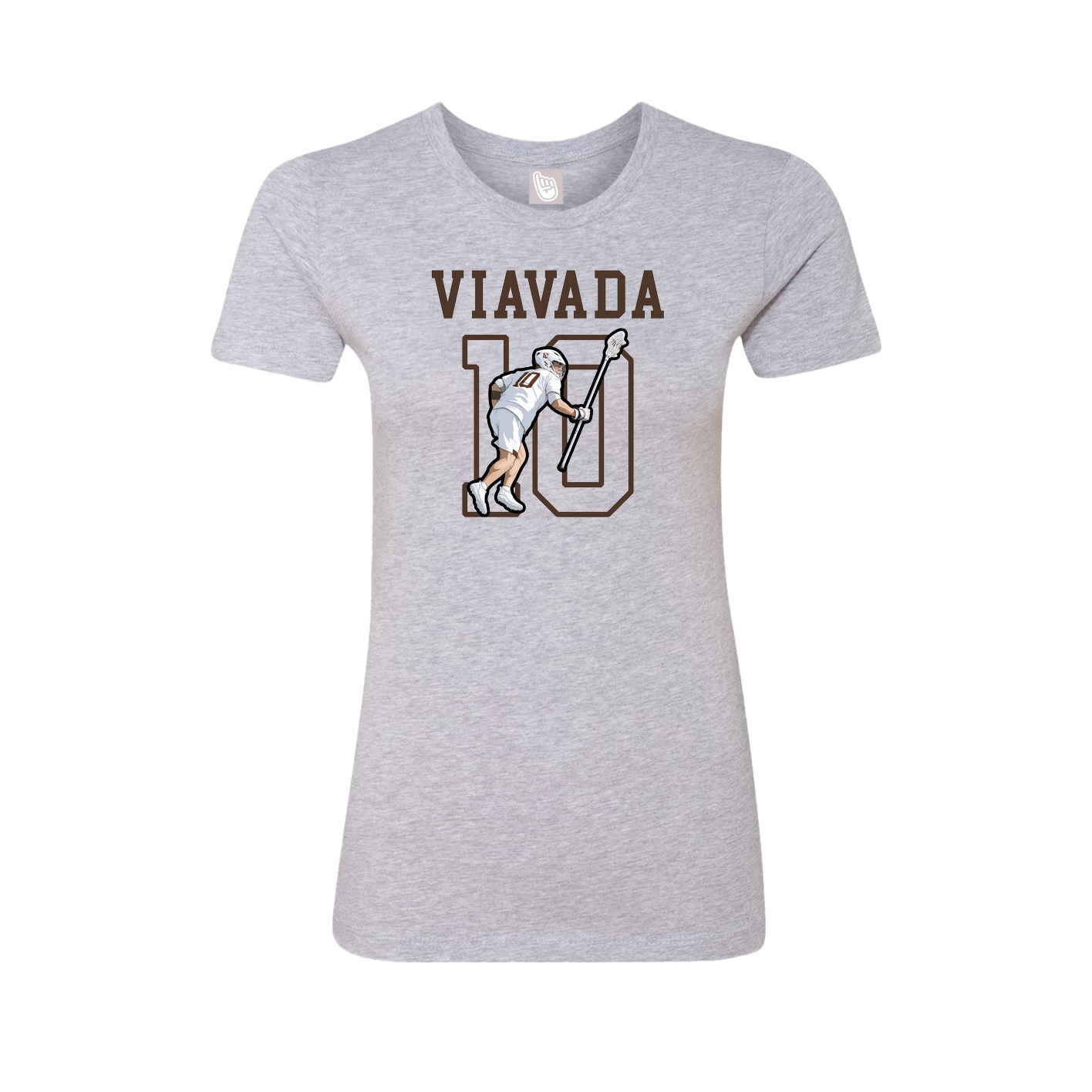 Fitted Women's Tee — Shirsey in Grey