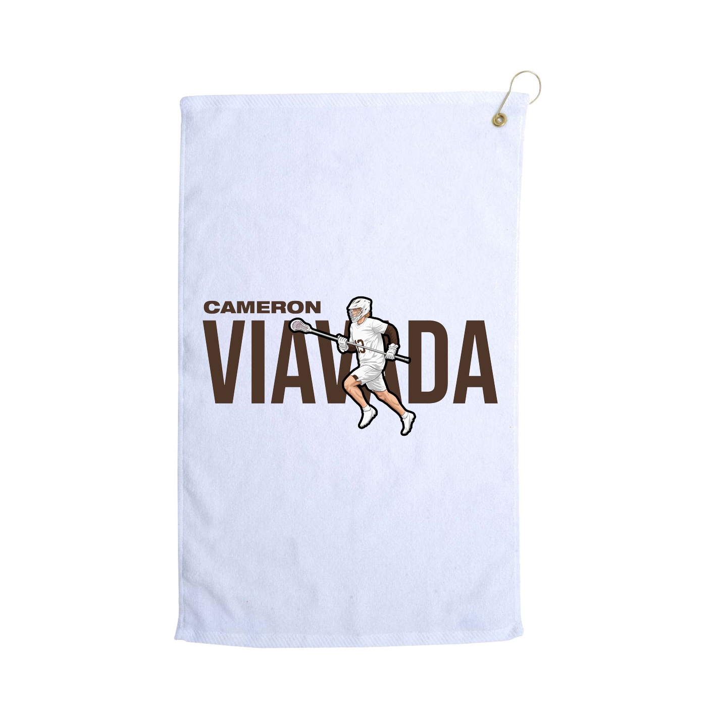 Golf Towel — Player Name in White