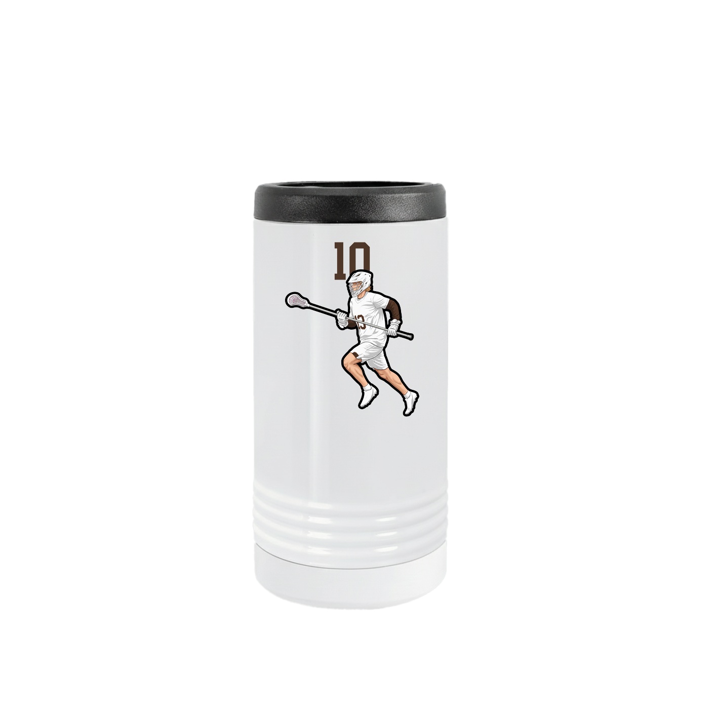 Slim Beverage Holder — Number Top in White