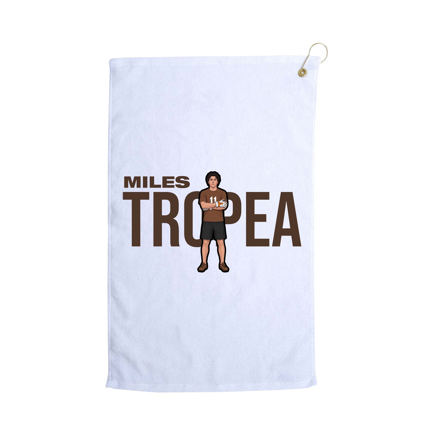 Golf Towel — Player Name in White