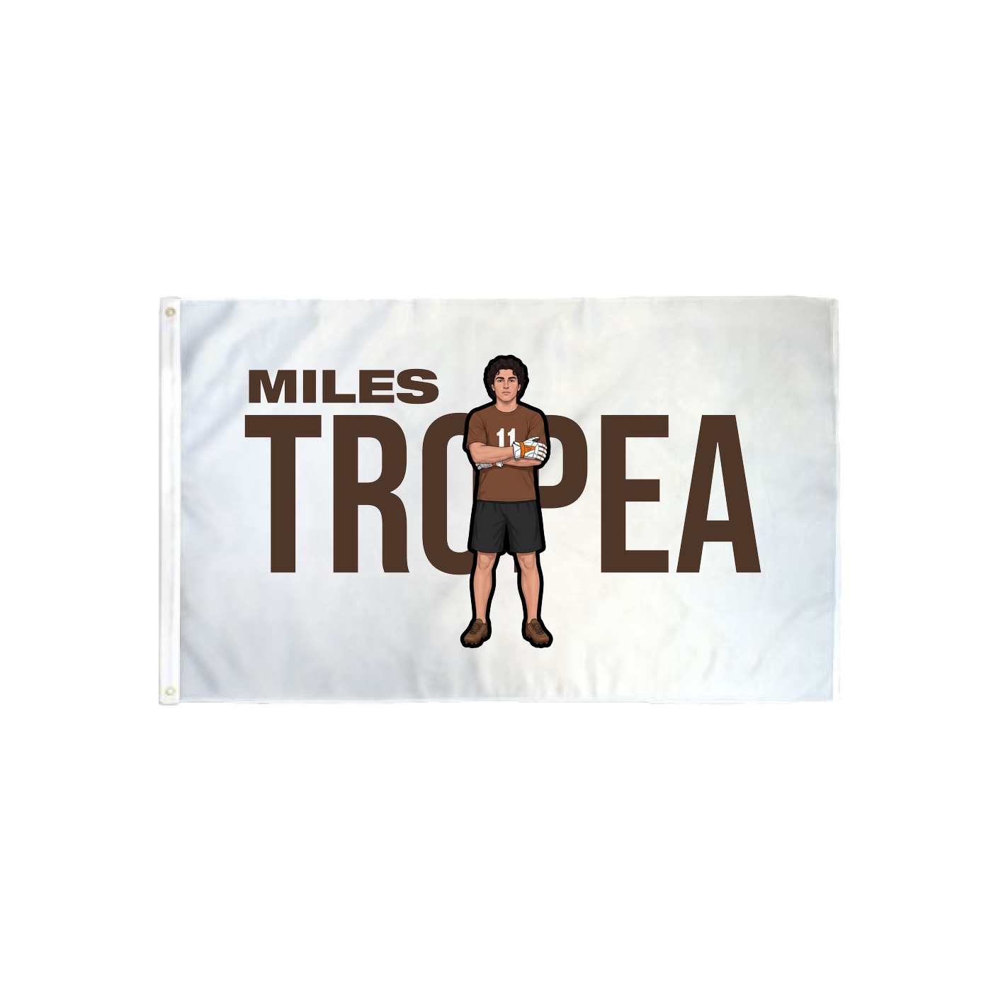 3x5 Flag — Player Name in Classic