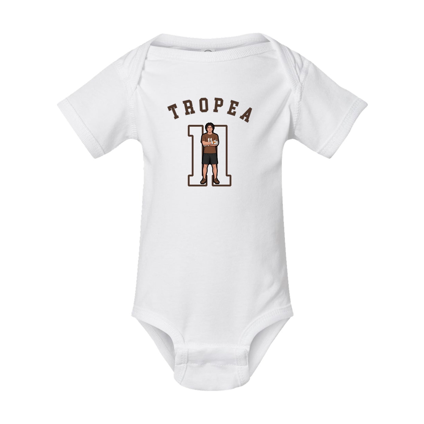 Baby Onesie — Shirsey Arch in White