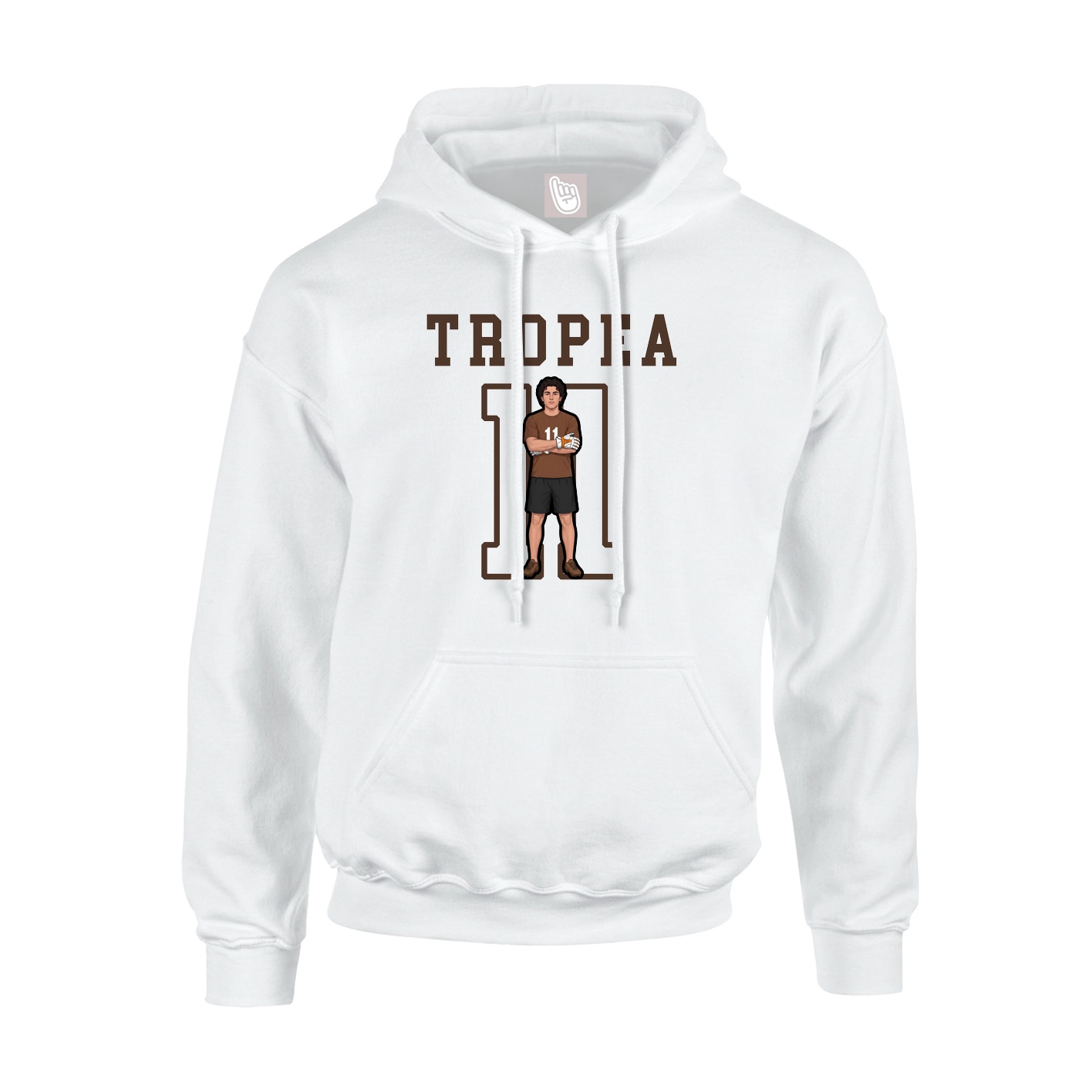 Youth Hoodie — Shirsey in White