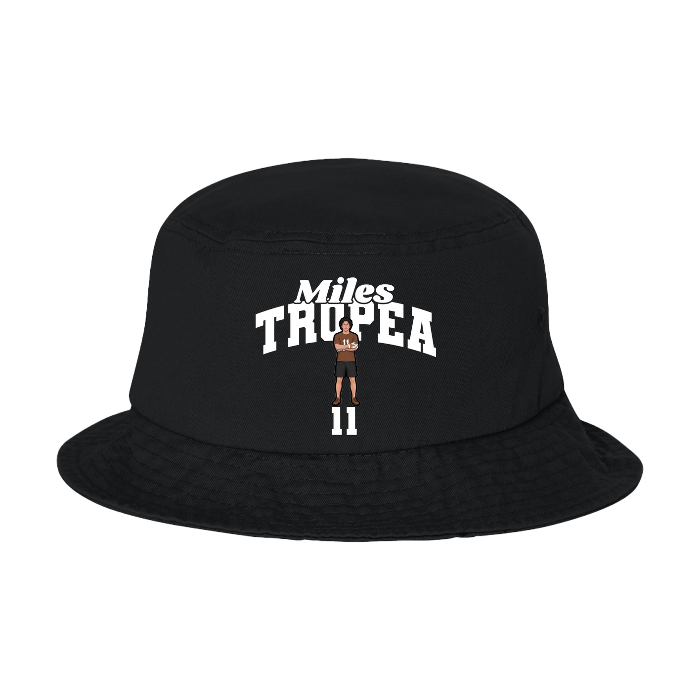 Bucket Cap — Signature Arch in Black