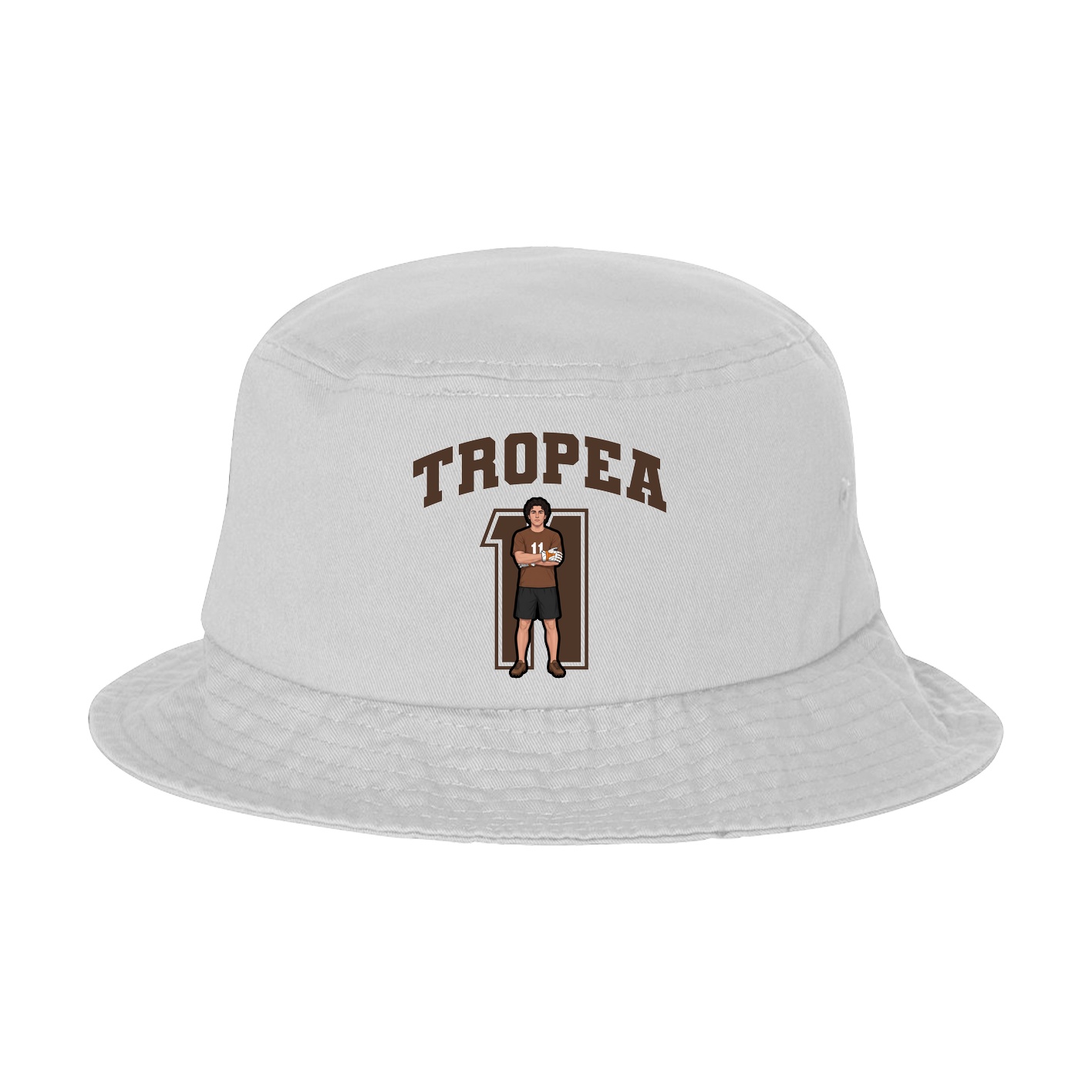 Bucket Cap — Number in White