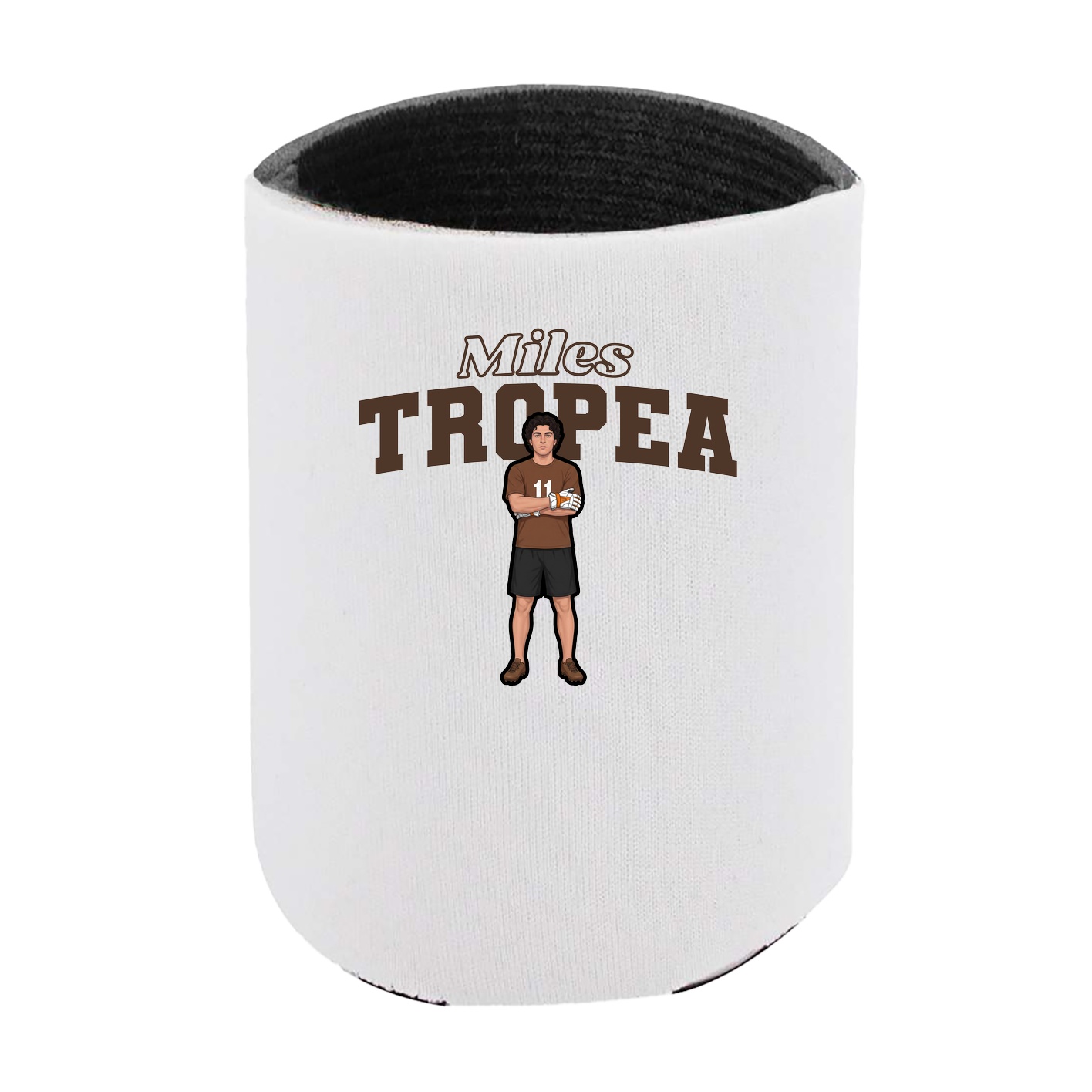 Can Holder — Name Arch in White